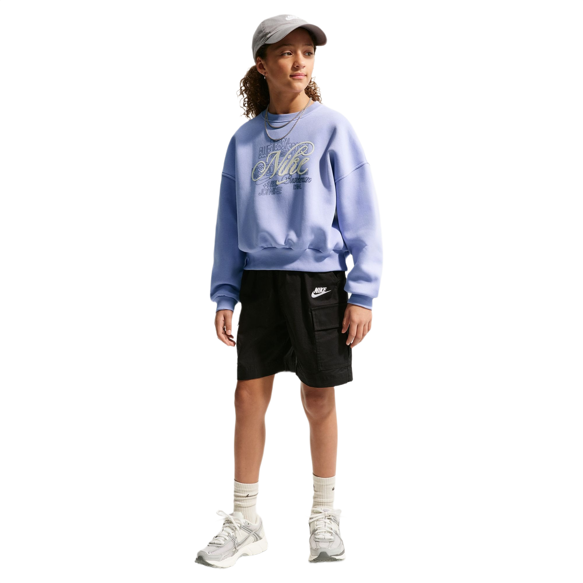 Nike Sportswear Club Fleece Girls Boxy Crew