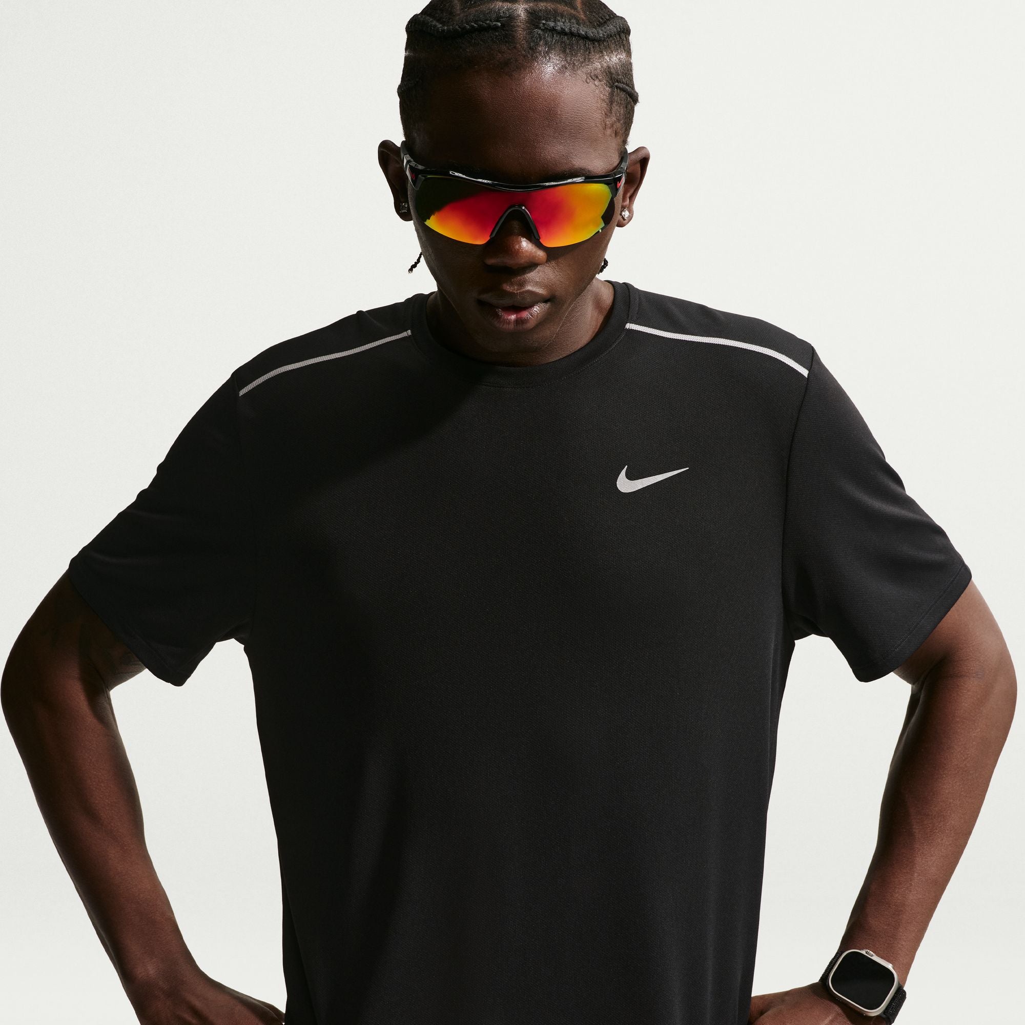 Nike Miler Dri-FIT Short-Sleeve Mens Running Tee