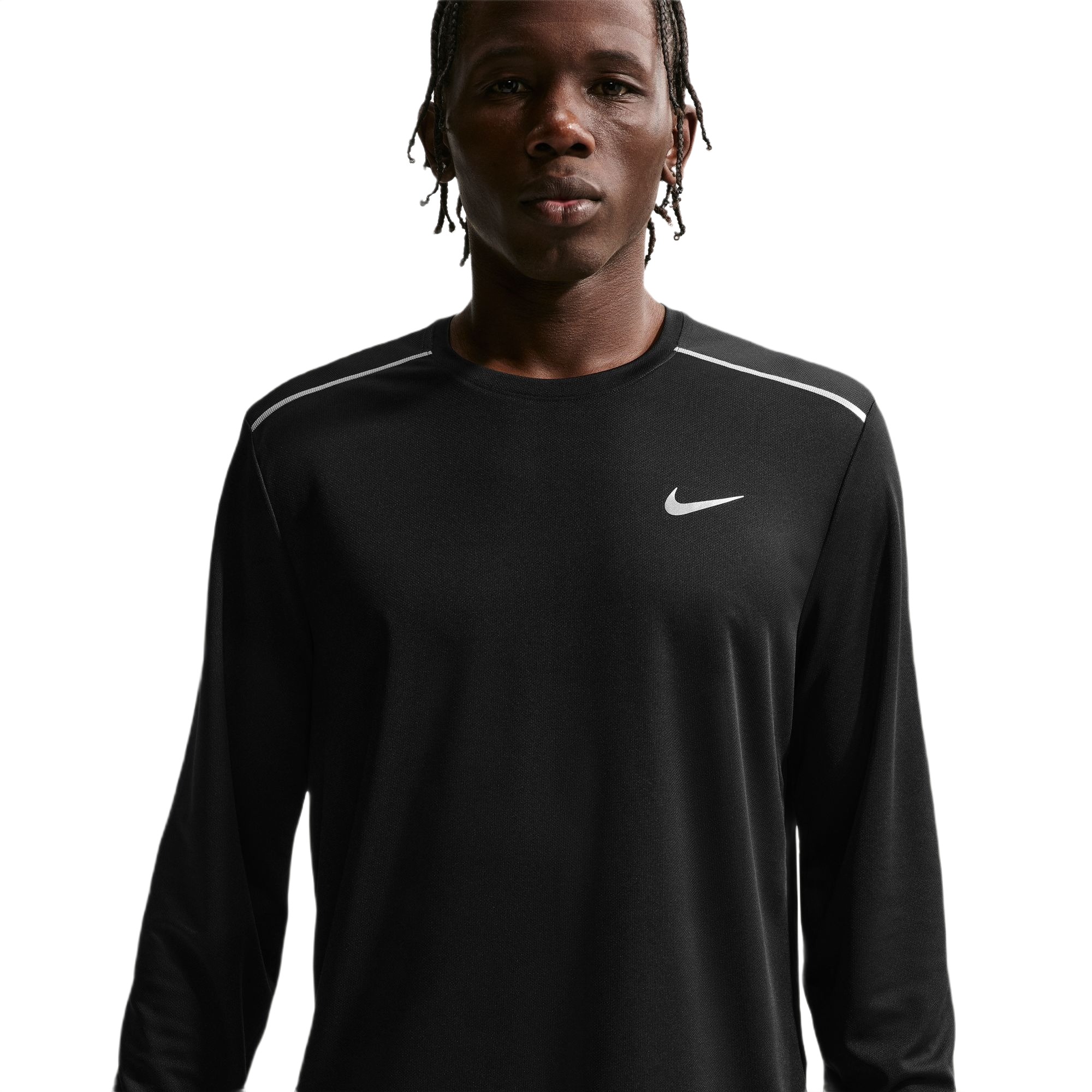Nike Miler Dri-FIT Long-Sleeve Mens Running Tee