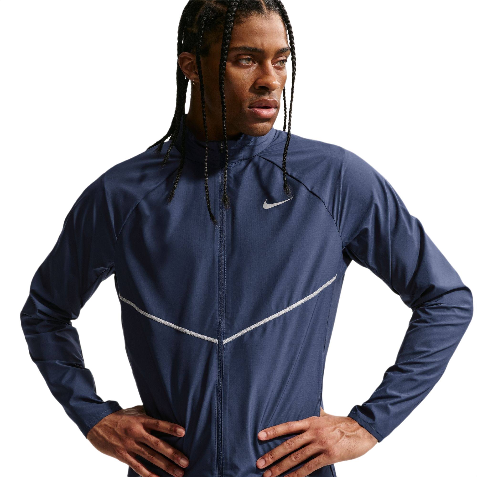 Nike Miler Repel UV Protection Mens Running Jacket