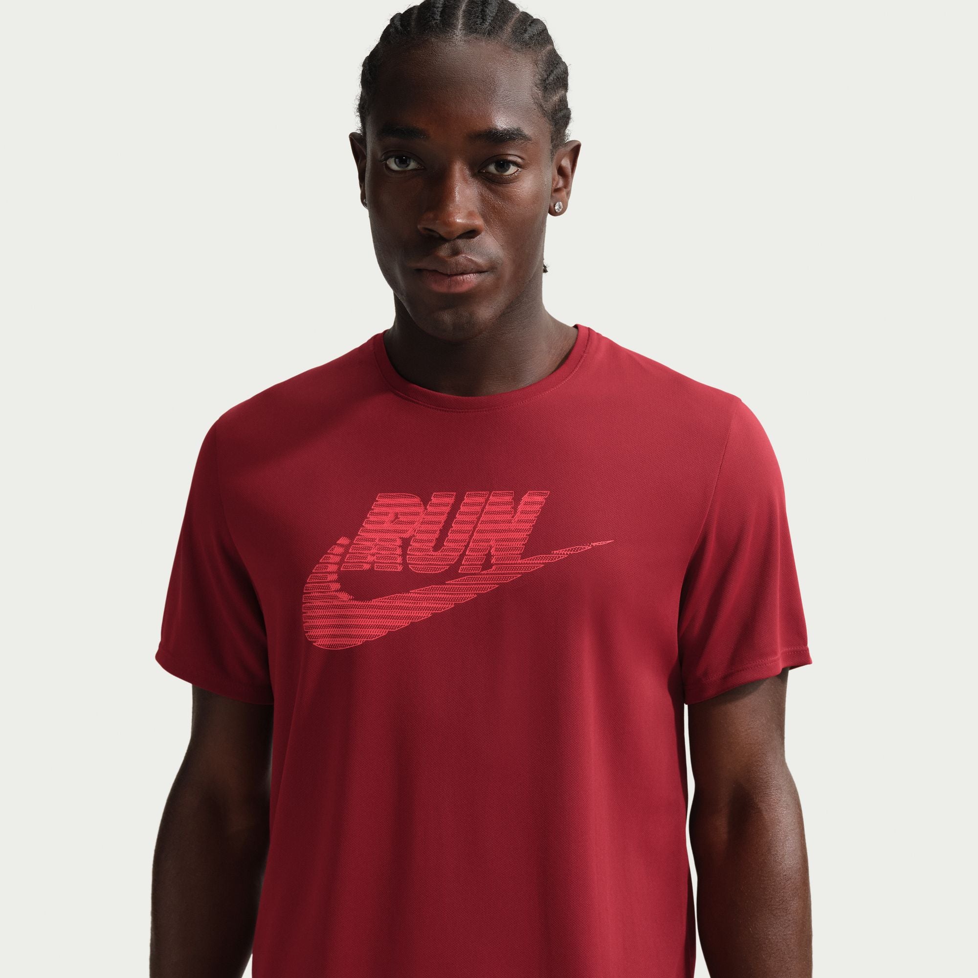 Nike Miler Dri-FIT UV Protection Mens Running Top
