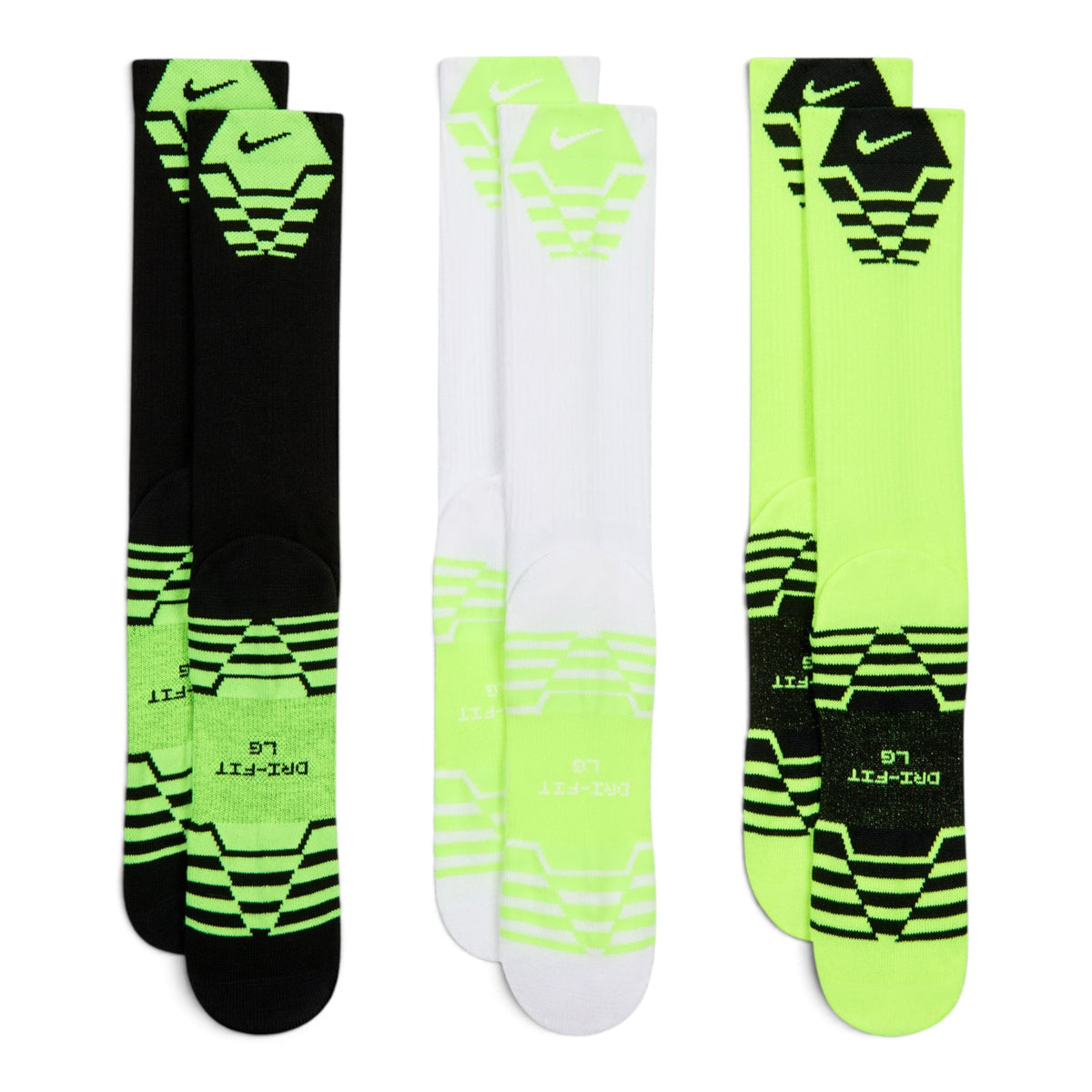 Nike Everyday Elevated Sport Crew Socks 3 Pack
