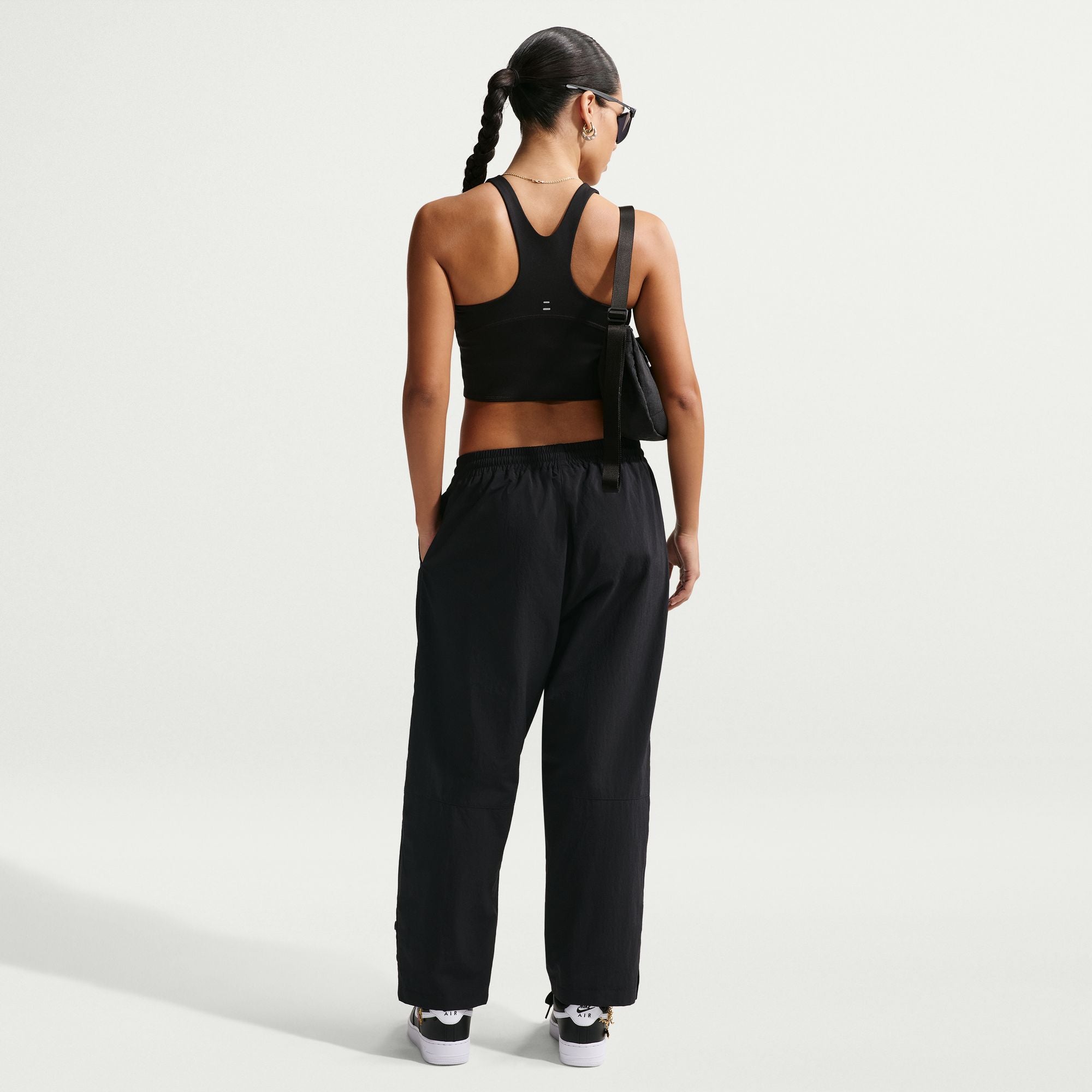 Nike Tempo Medium-Support Cropped Womens Sports Bra Tank