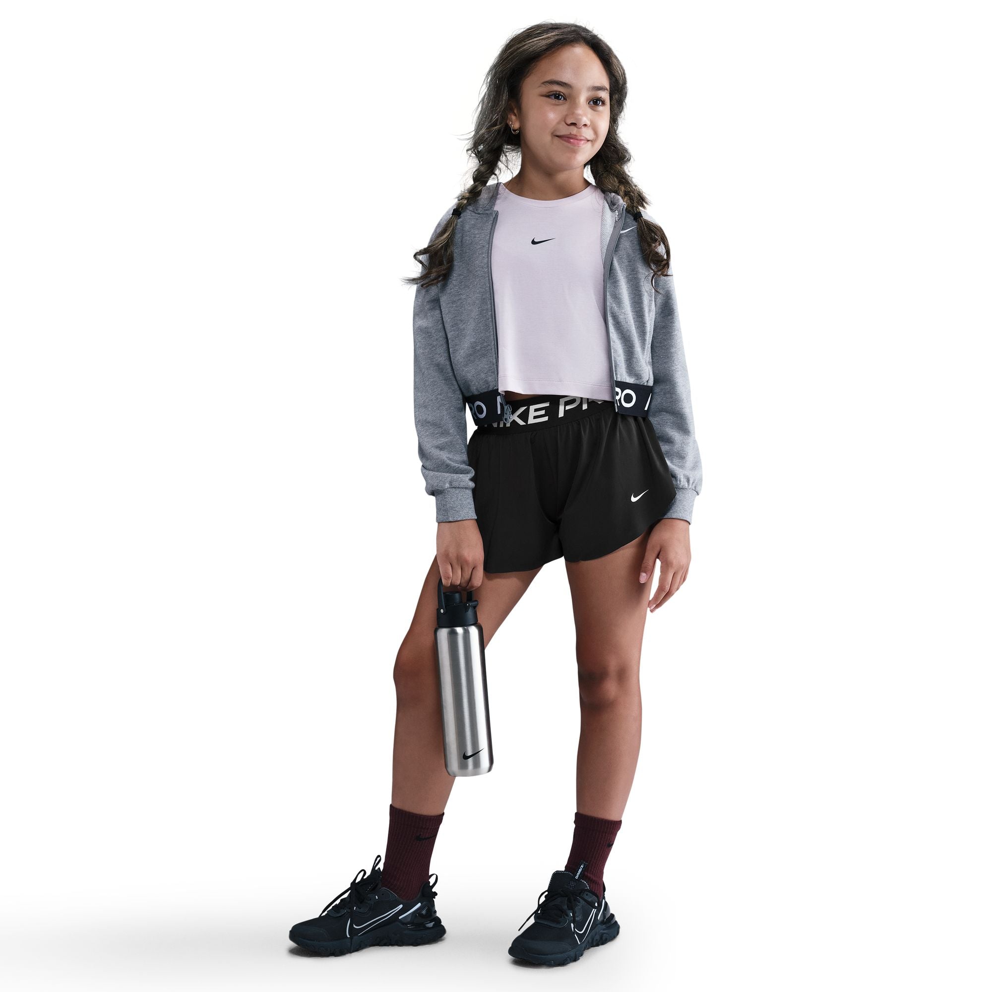 Nike Pro Dri-FIT Girls 2-in-1 Shorts