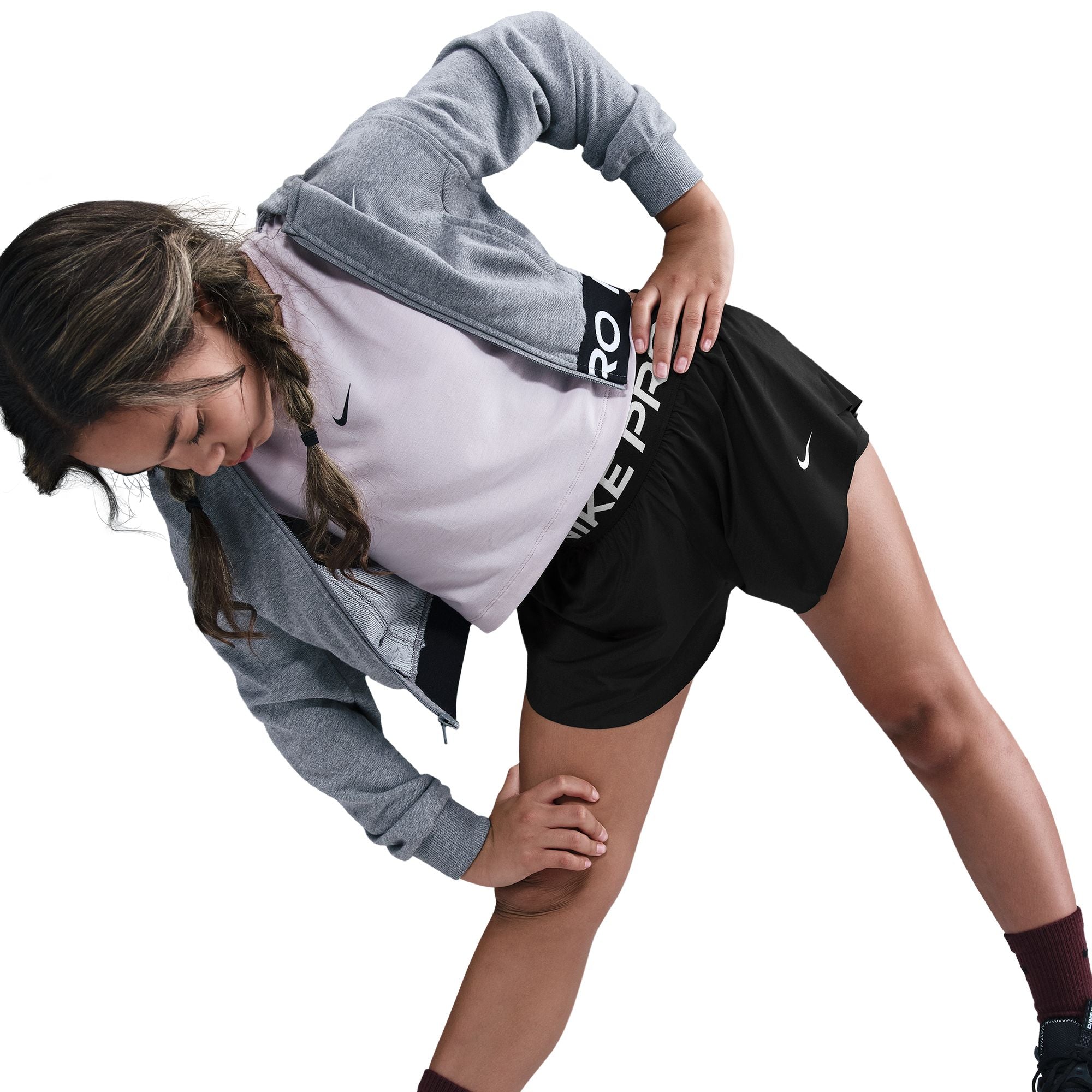 Nike Pro Dri-FIT Girls 2-in-1 Shorts