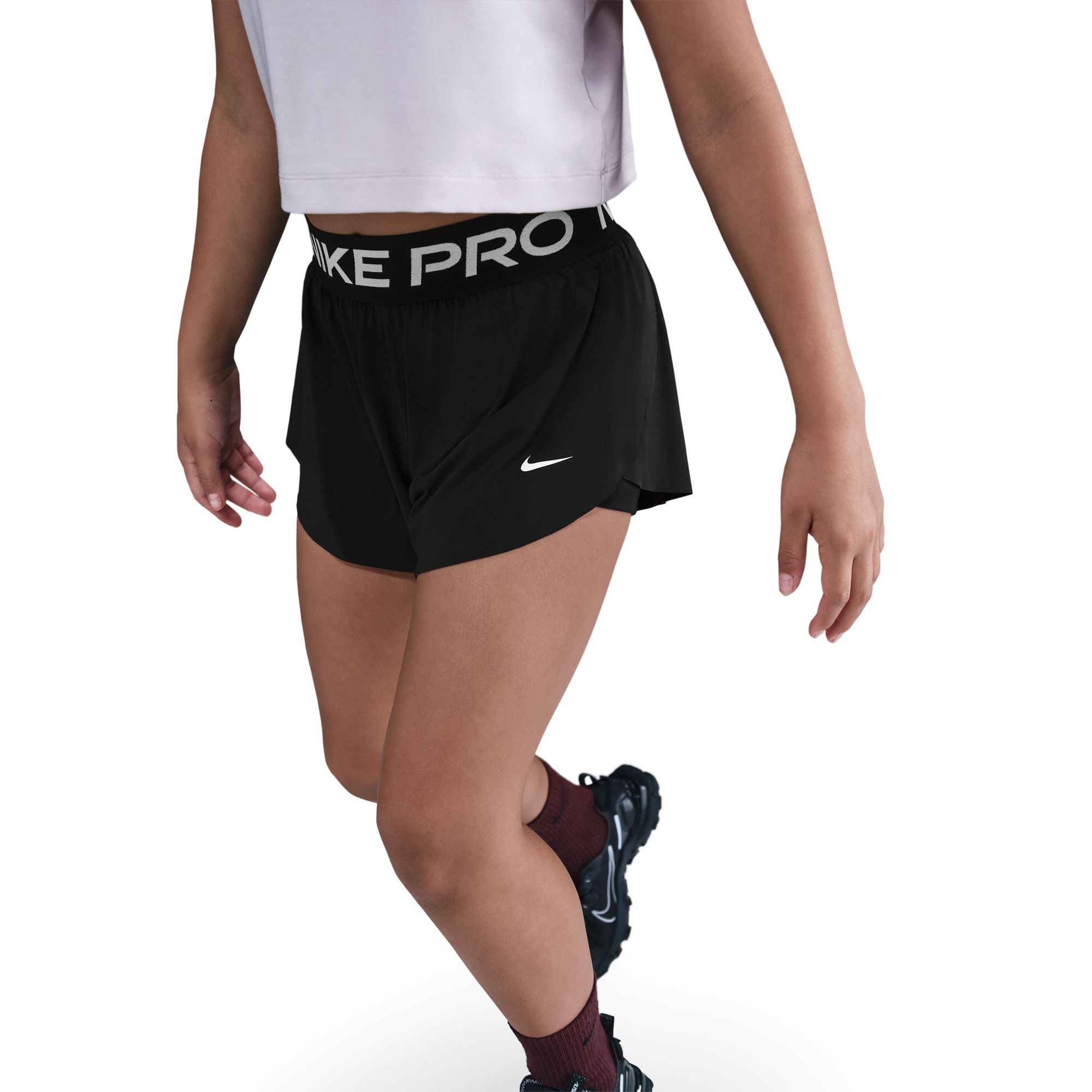 Nike Pro Dri-FIT Girls 2-in-1 Shorts