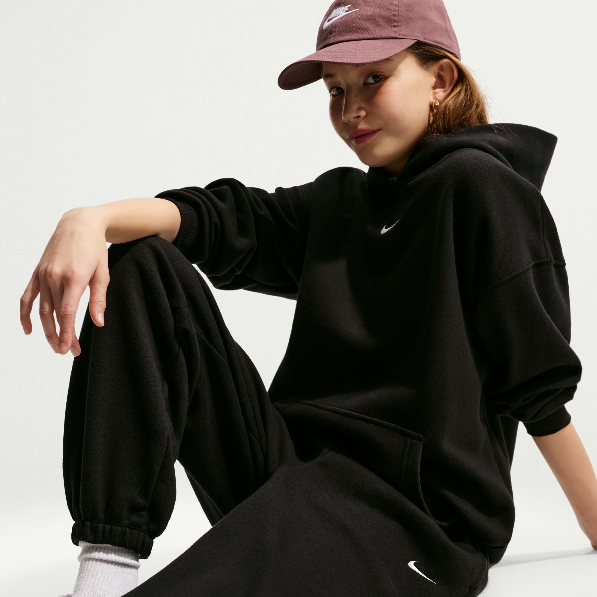 Nike Sportswear Studio Fleece Girls Loose Pants