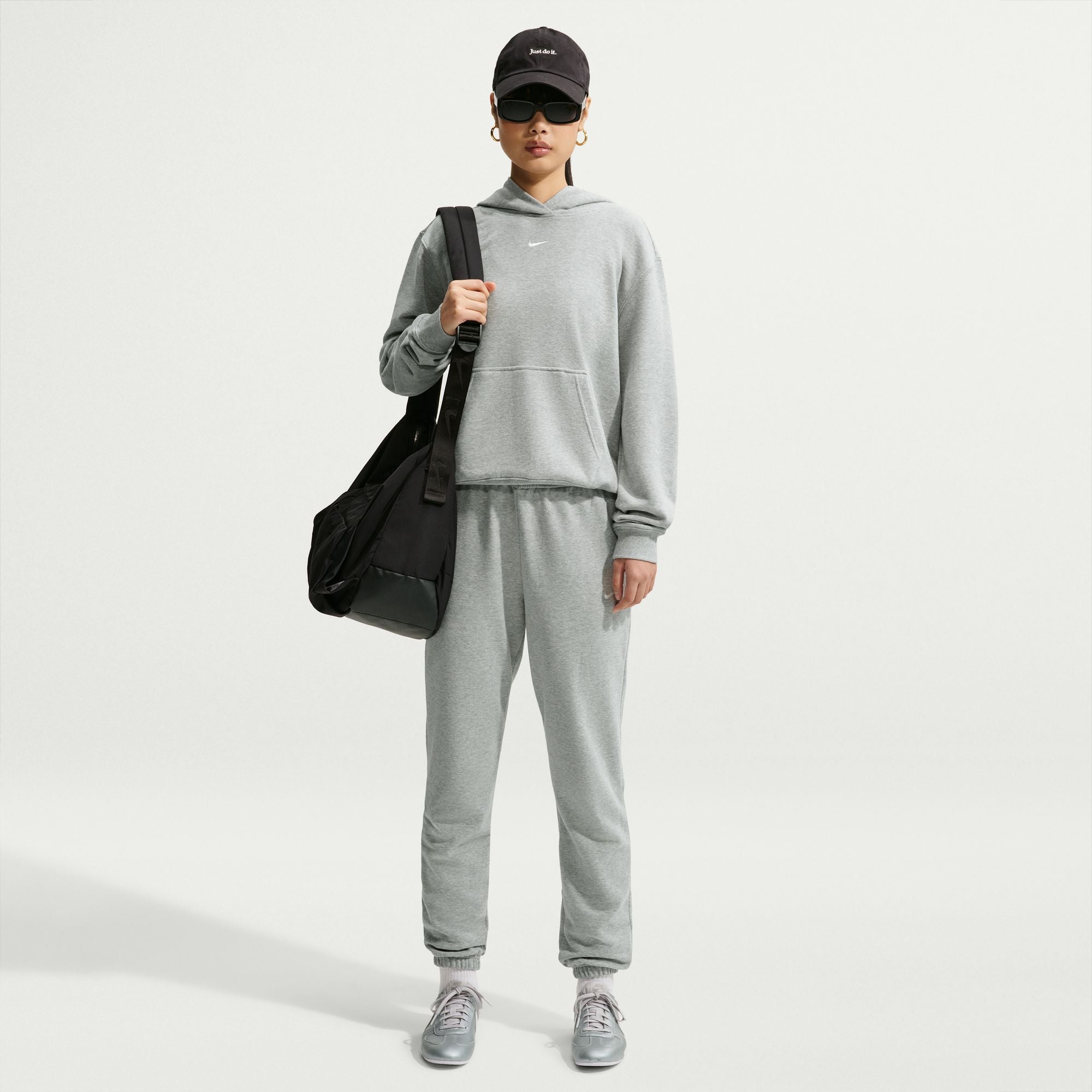Nike Studio Fleece Lightweight Womens Pullover Hoodie
