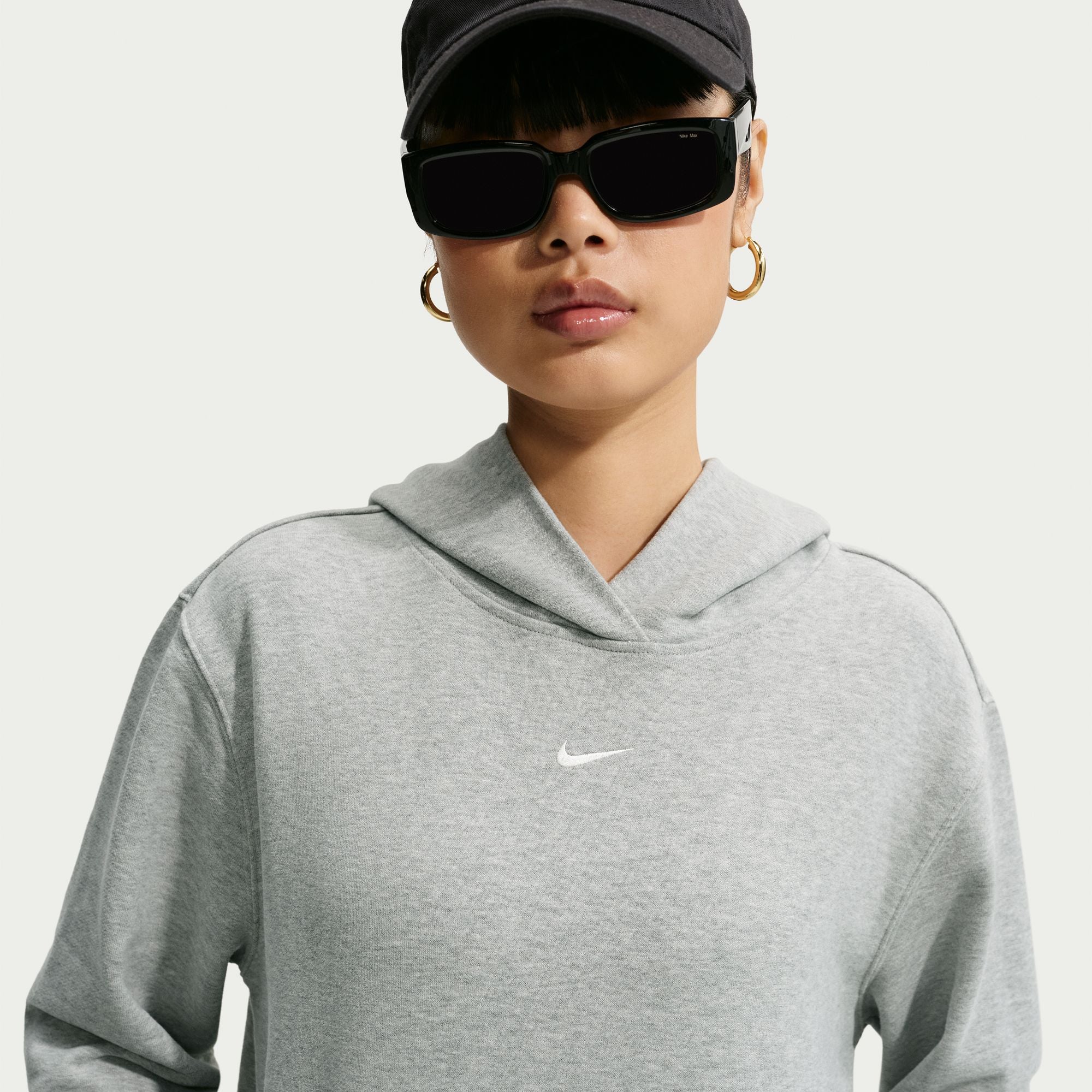 Nike Studio Fleece Lightweight Womens Pullover Hoodie
