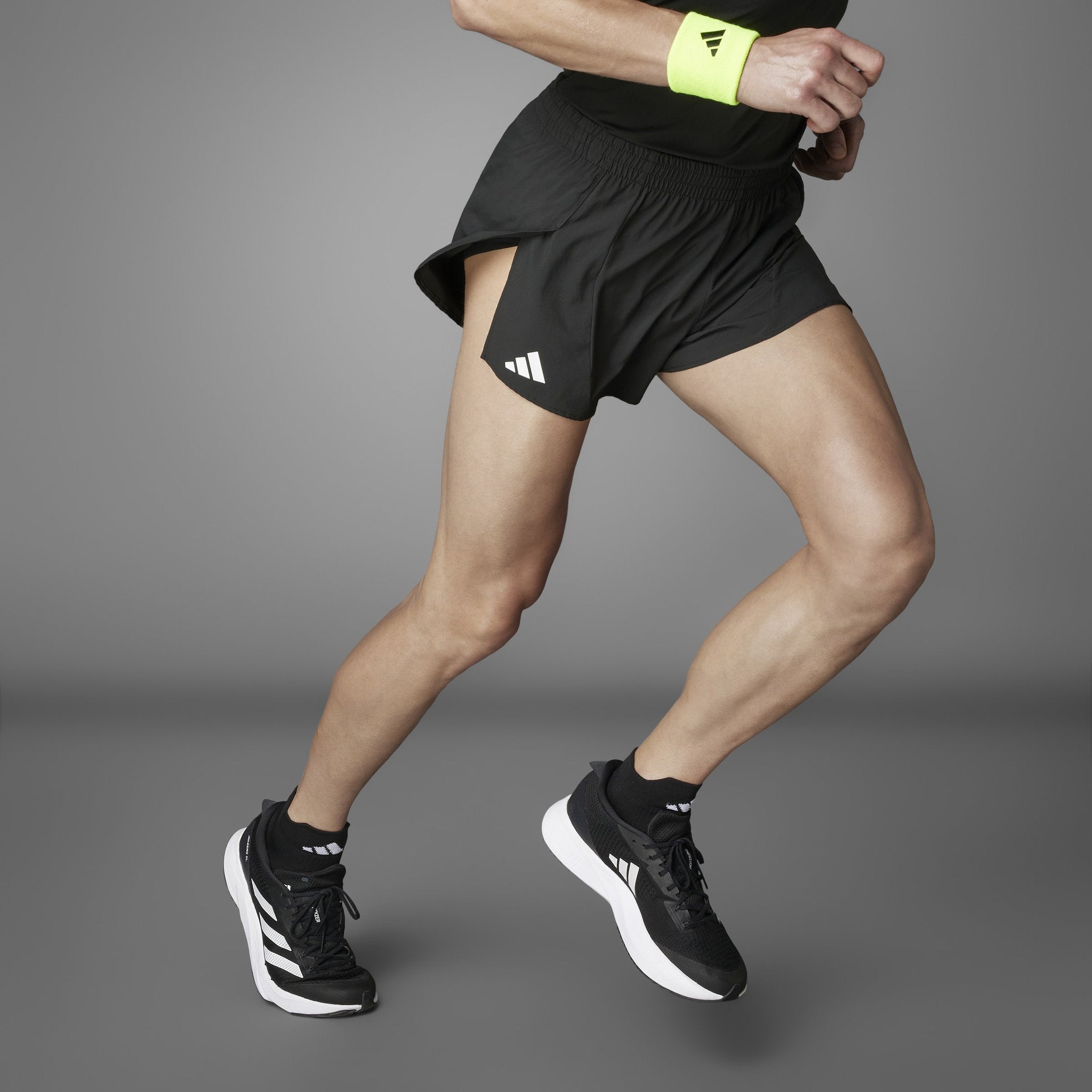 adidas Adizero Essentials Running Mens Split Shorts