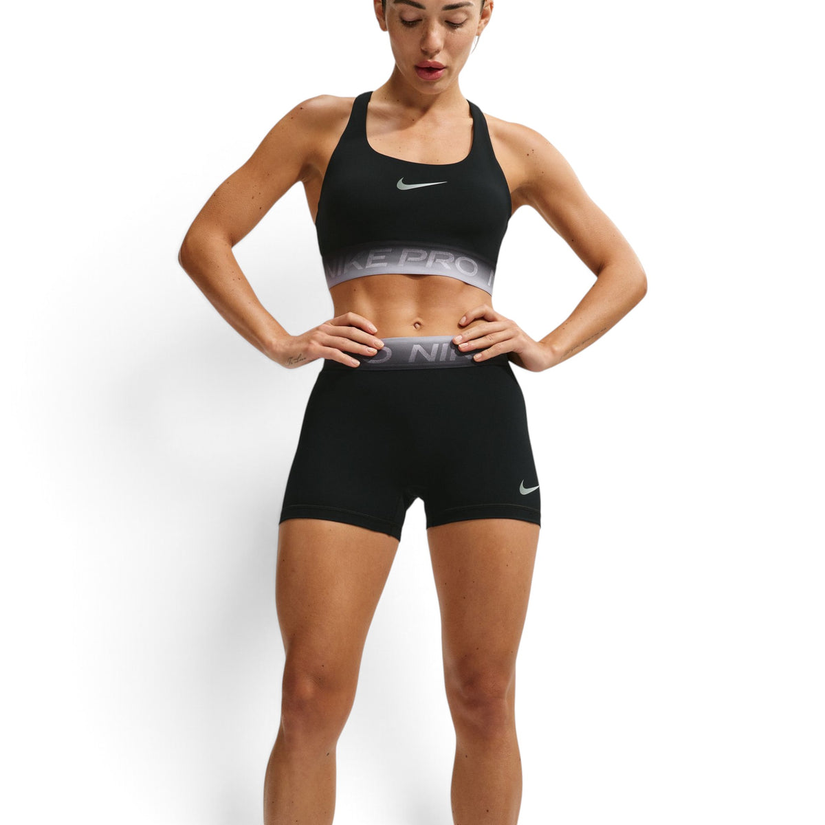 Nike Pro Mid-Rise 3 Inch Womens Shorts