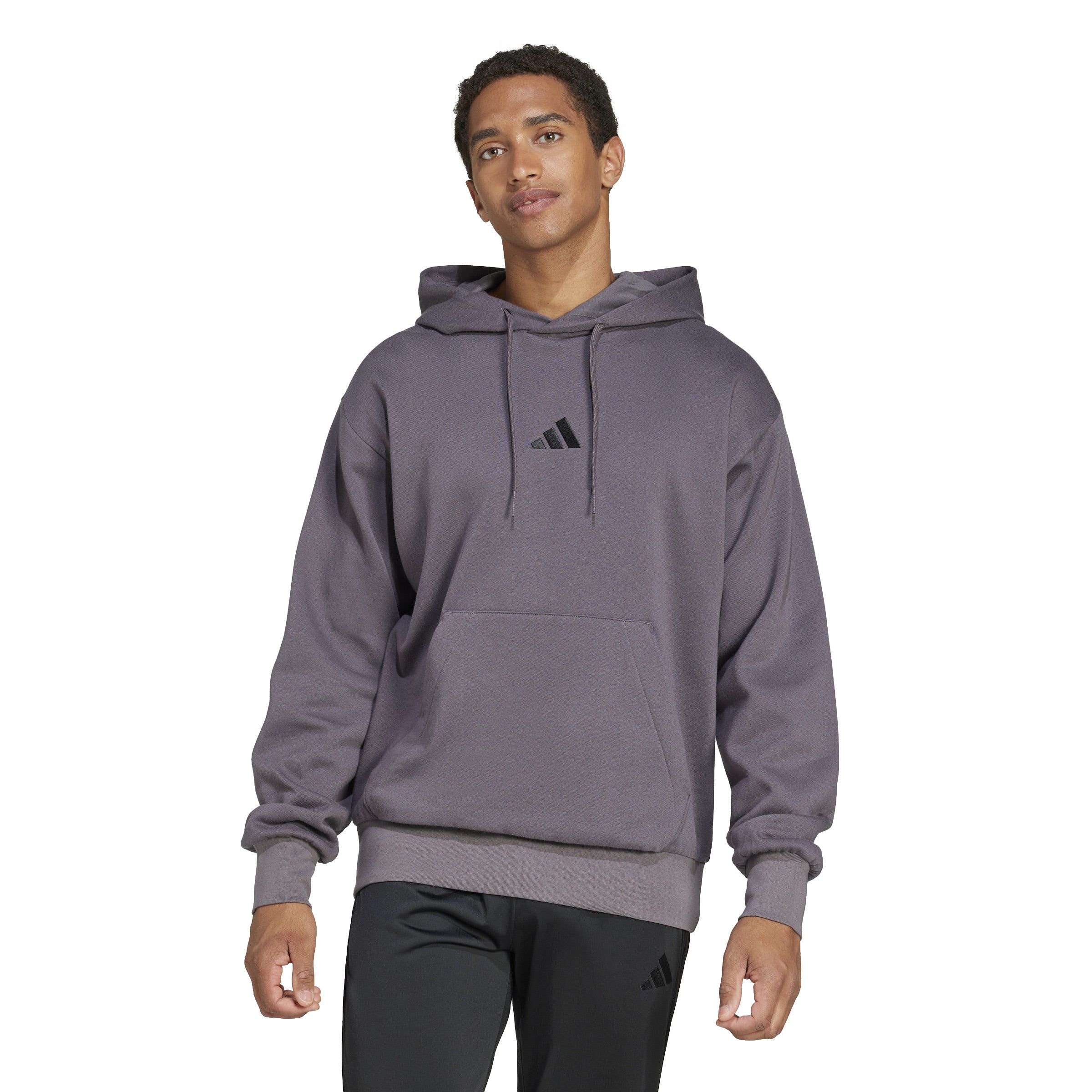 adidas Essentials Feelcozy Mens Fleece Hoodie