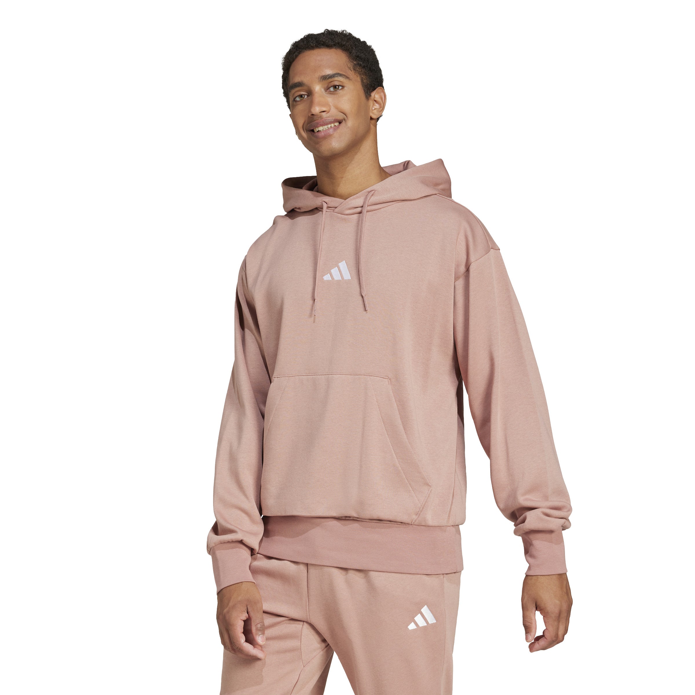 adidas Essentials Feelcozy Mens Fleece Hoodie