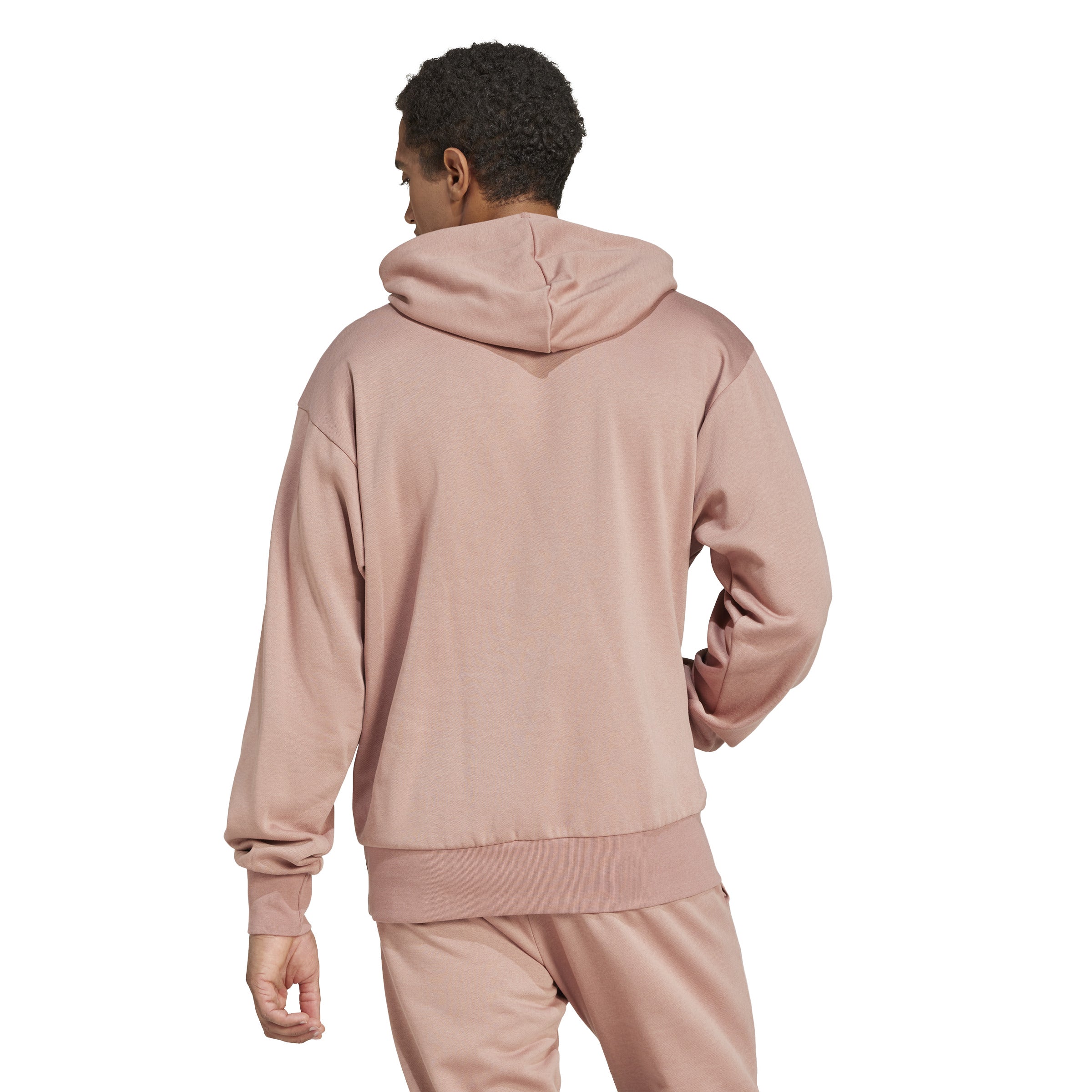 adidas Essentials Feel Cozy Mens Fleece Hoodie
