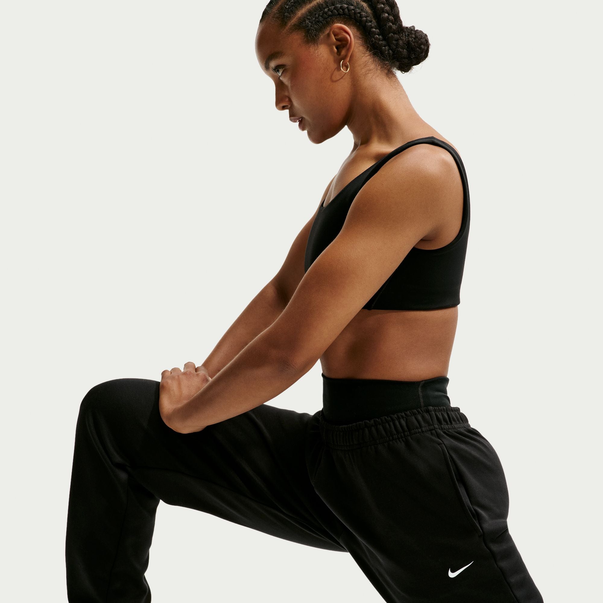 Nike Studio Fleece Sport Dri-FIT Womens Mid-Rise Pants