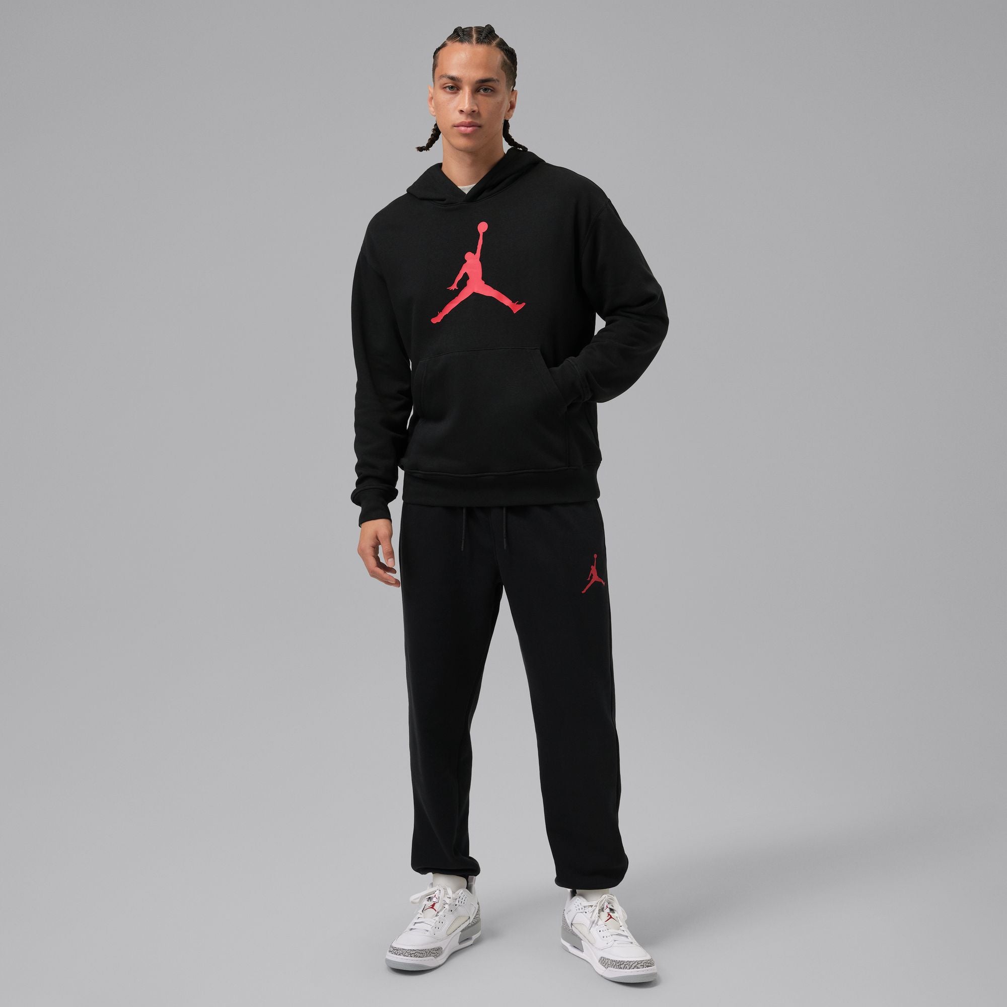 Jordan Jumpman Fleece Mens Pullover Hoodie