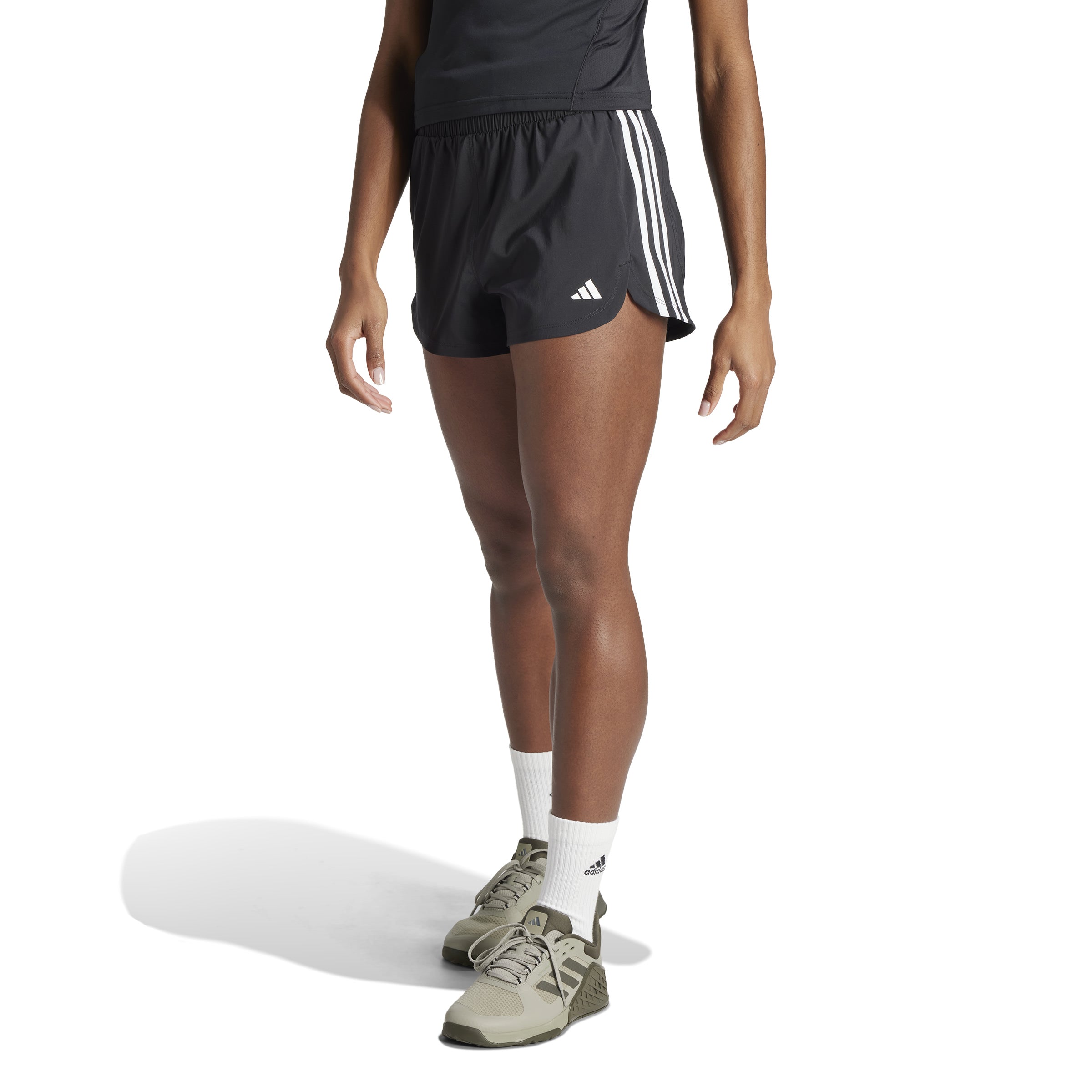 adidas Pacer Training 5 Inch Woven High-Rise Womens Shorts