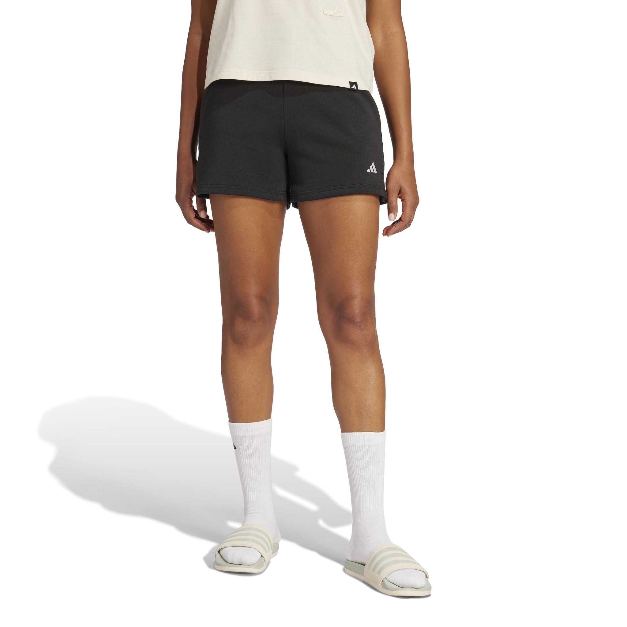 adidas Essentials Small Logo Feel Cosy Womens Shorts