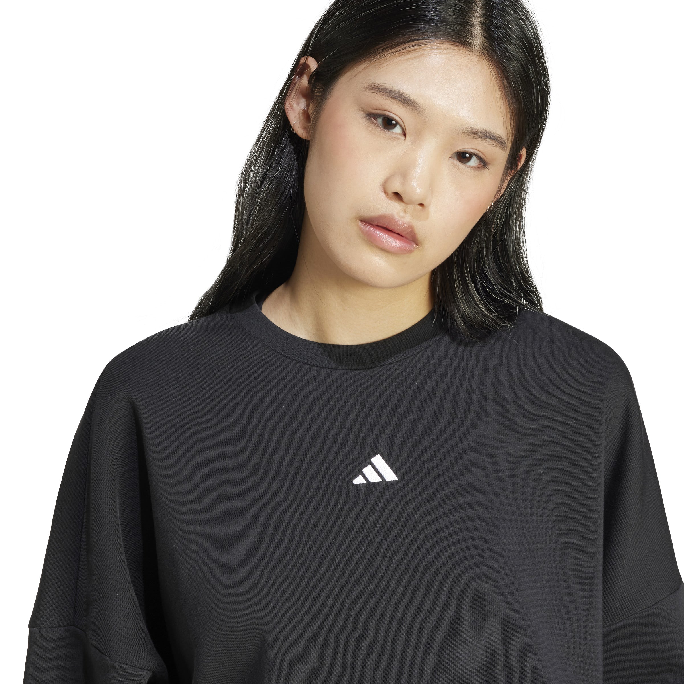 adidas Essentials Small Logo Feel Cozy Womens Sweatshirt