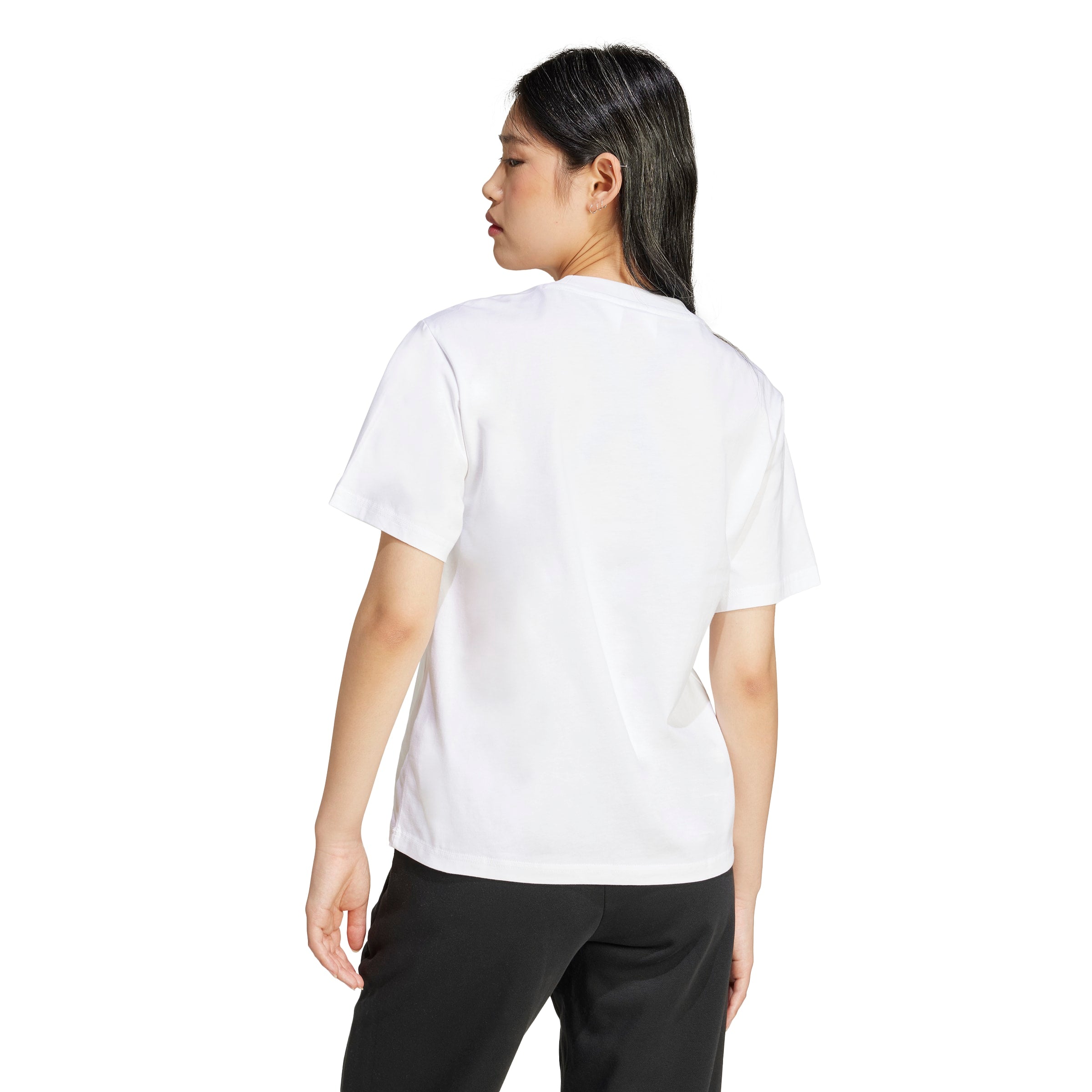 adidas Essentials Small Logo Cotton Womens Tee