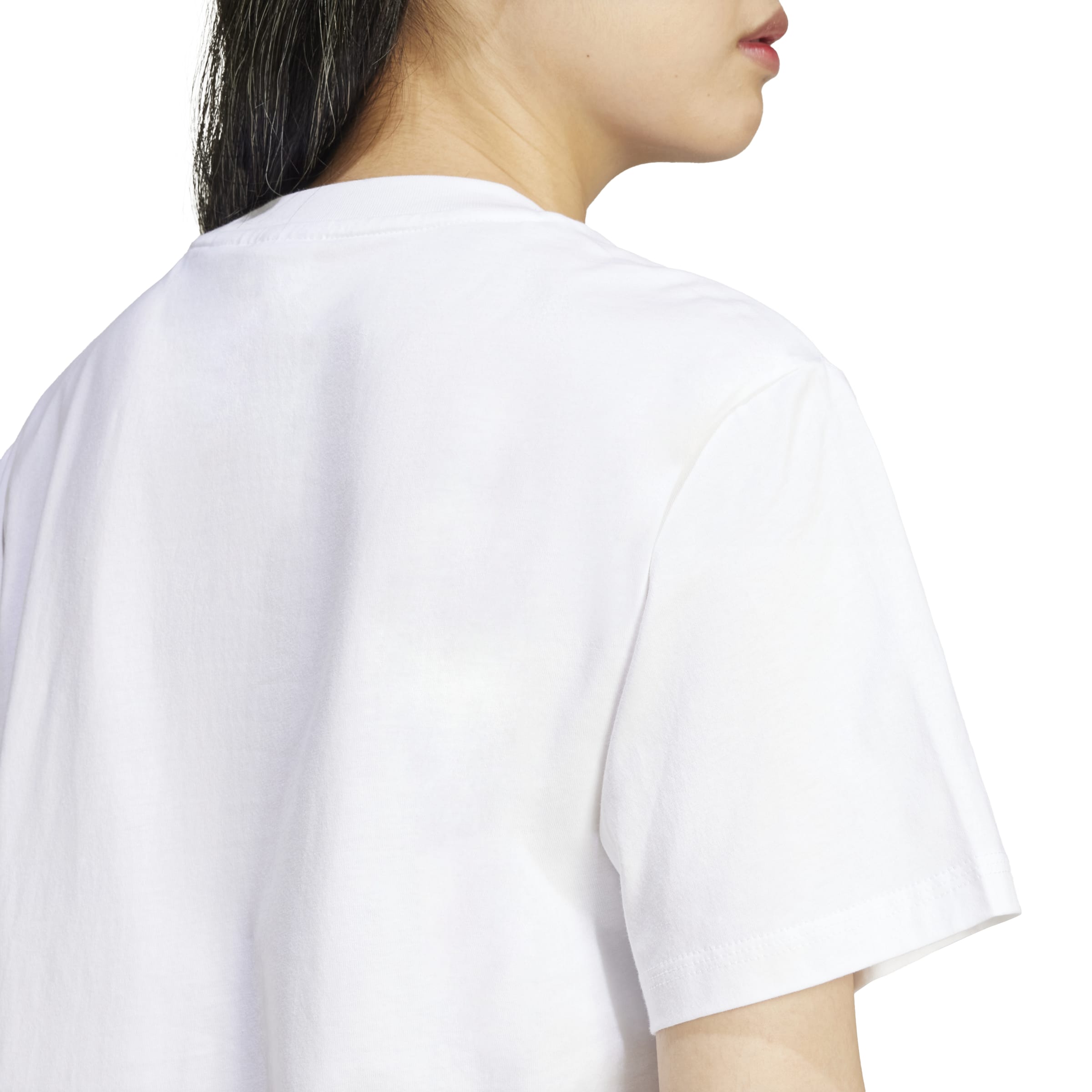 adidas Essentials Small Logo Cotton Womens Tee