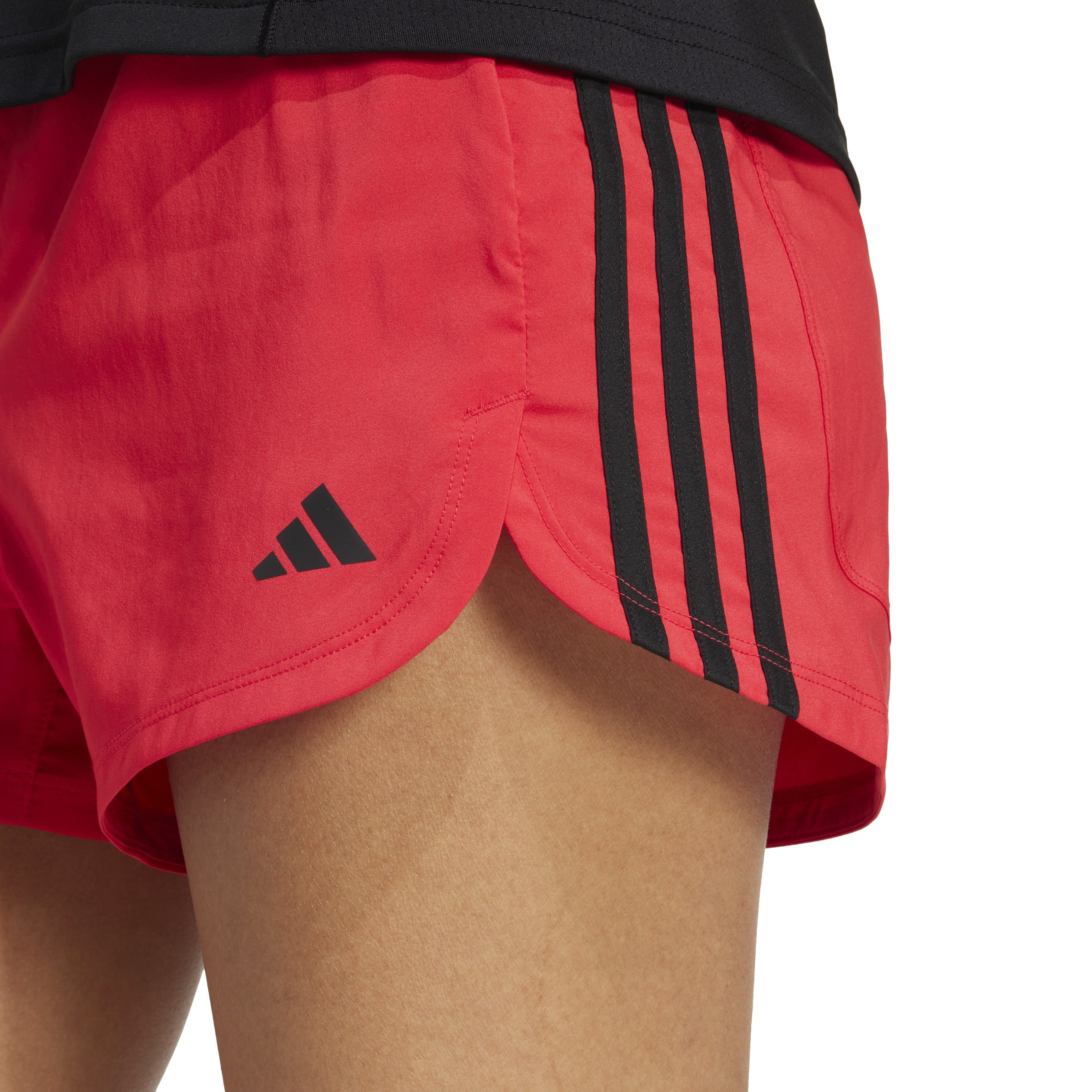 adidas Pacer Training 3-Inch Woven High-Rise Womens Shorts