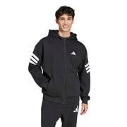 adidas Future Icons 3-Stripes Mens Full Zip Hoodie