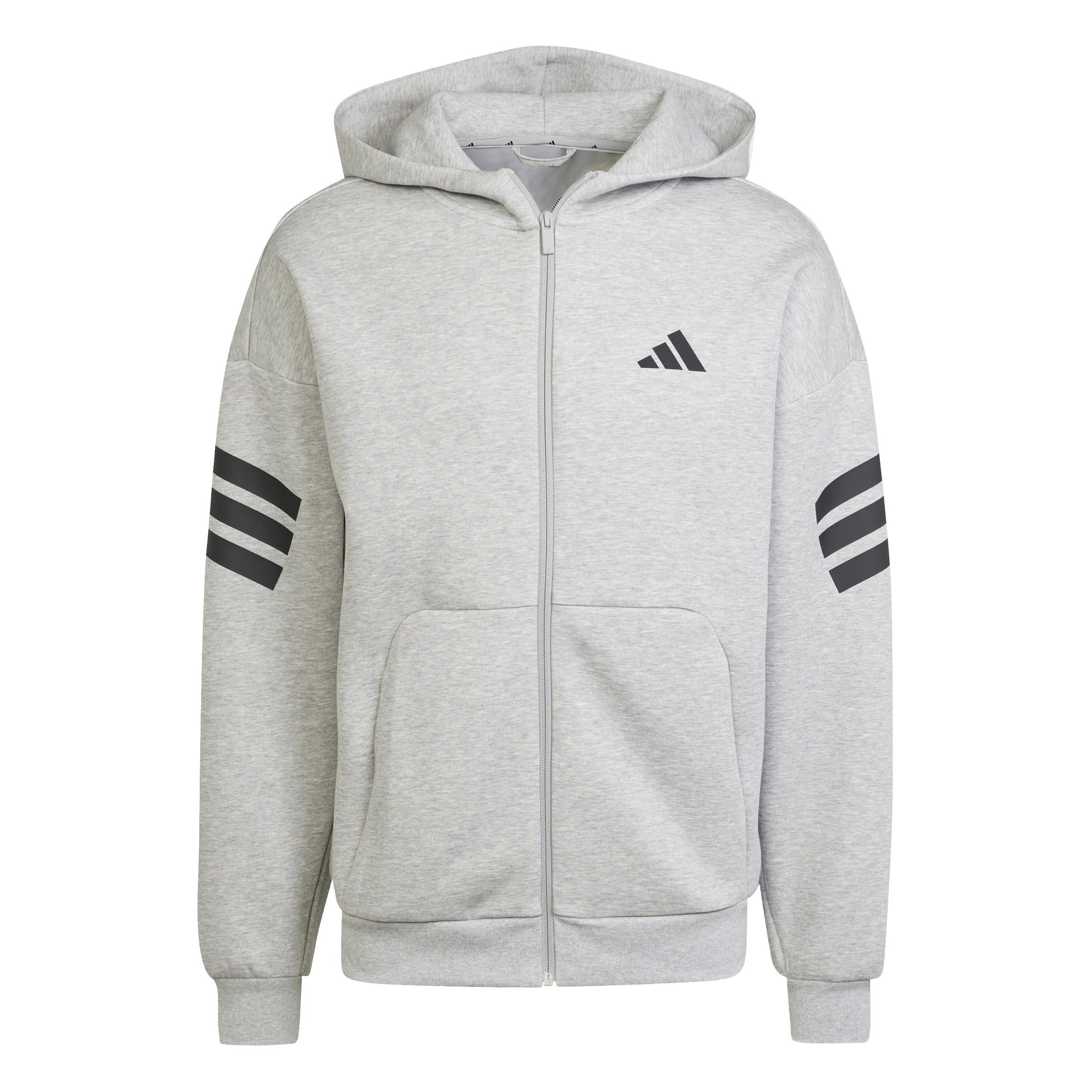 adidas Future Icons 3-Stripes Mens Full Zip Hoodie