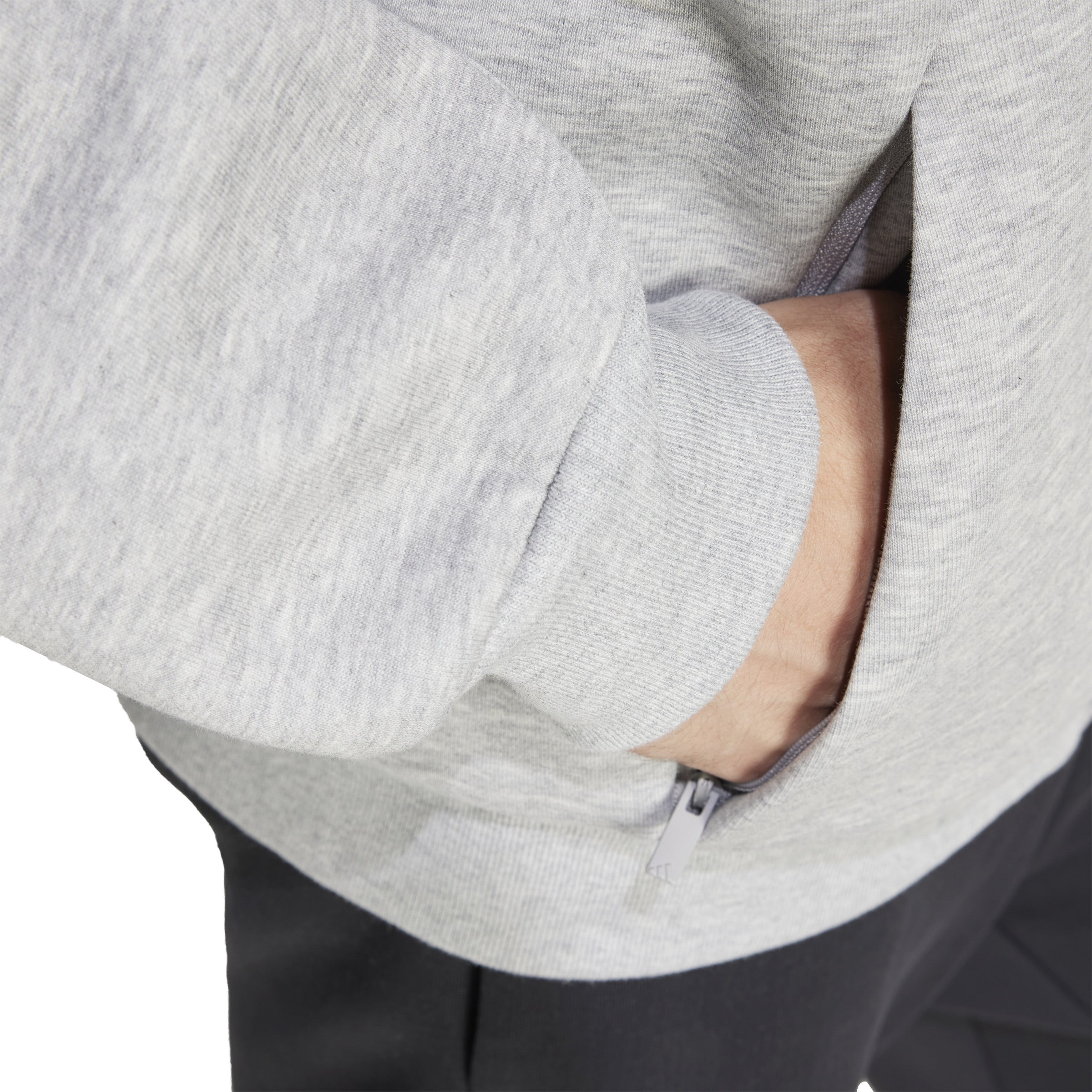 adidas Future Icons 3-Stripes Mens Full Zip Hoodie