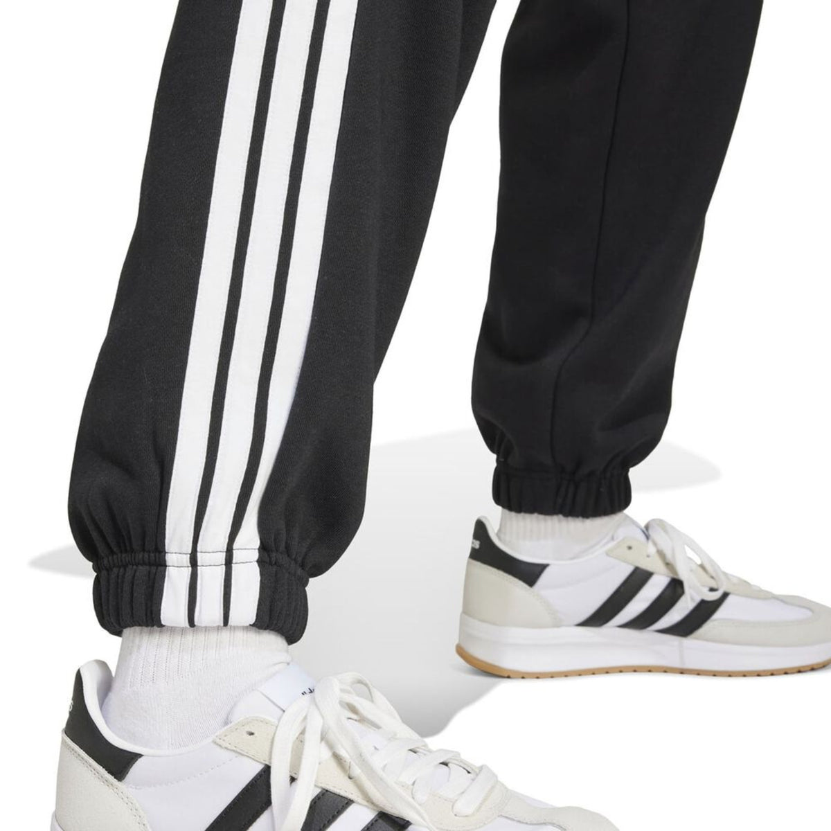 adidas Essentials 3-Stripes Loose Fit Fleece Womens Pants