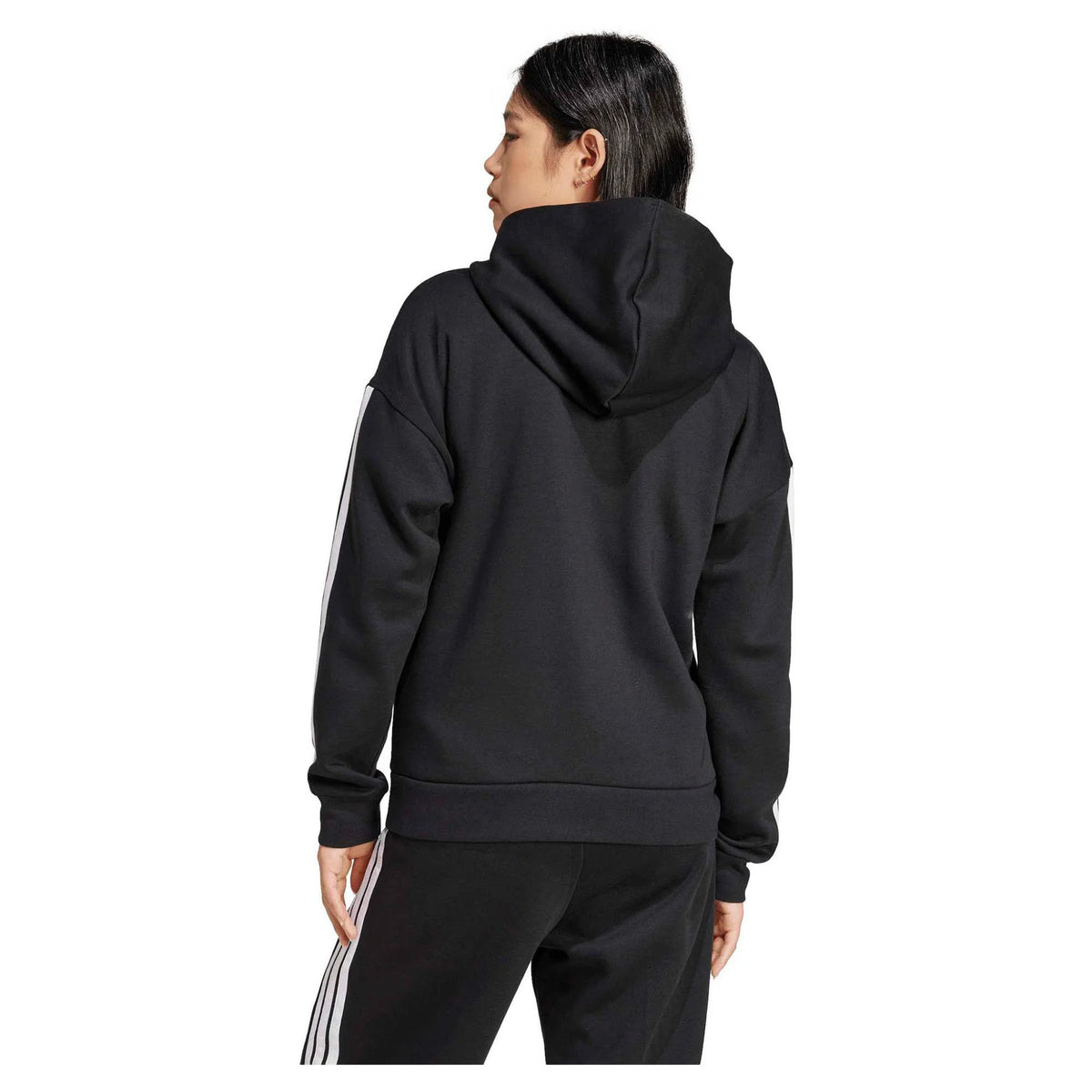 adidas Essentials 3-Stripes Full-Zip Fleece Womens Hoodie
