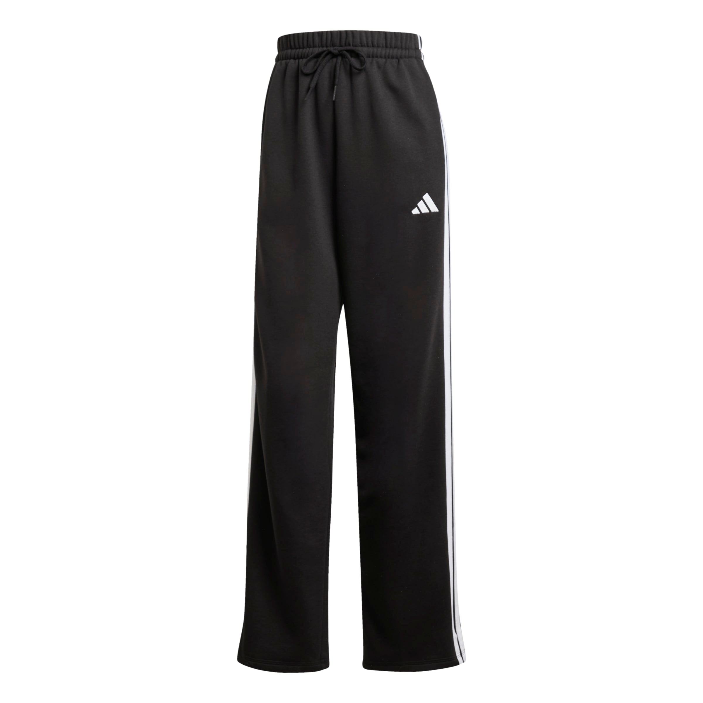adidas Essentials 3-Stripes Womens Open Hem Fleece Pants