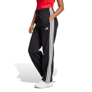 adidas Essentials 3-Stripes Womens Open Hem Fleece Pants