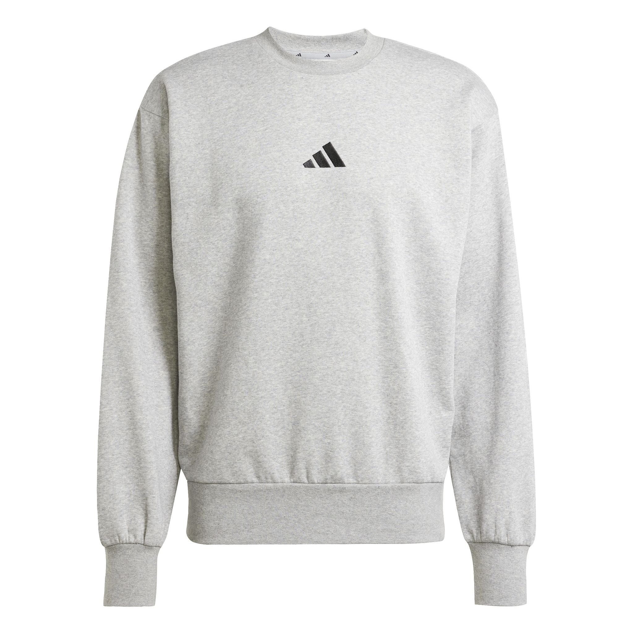 adidas Essentials Feel Cozy Mens Fleece Sweatshirt