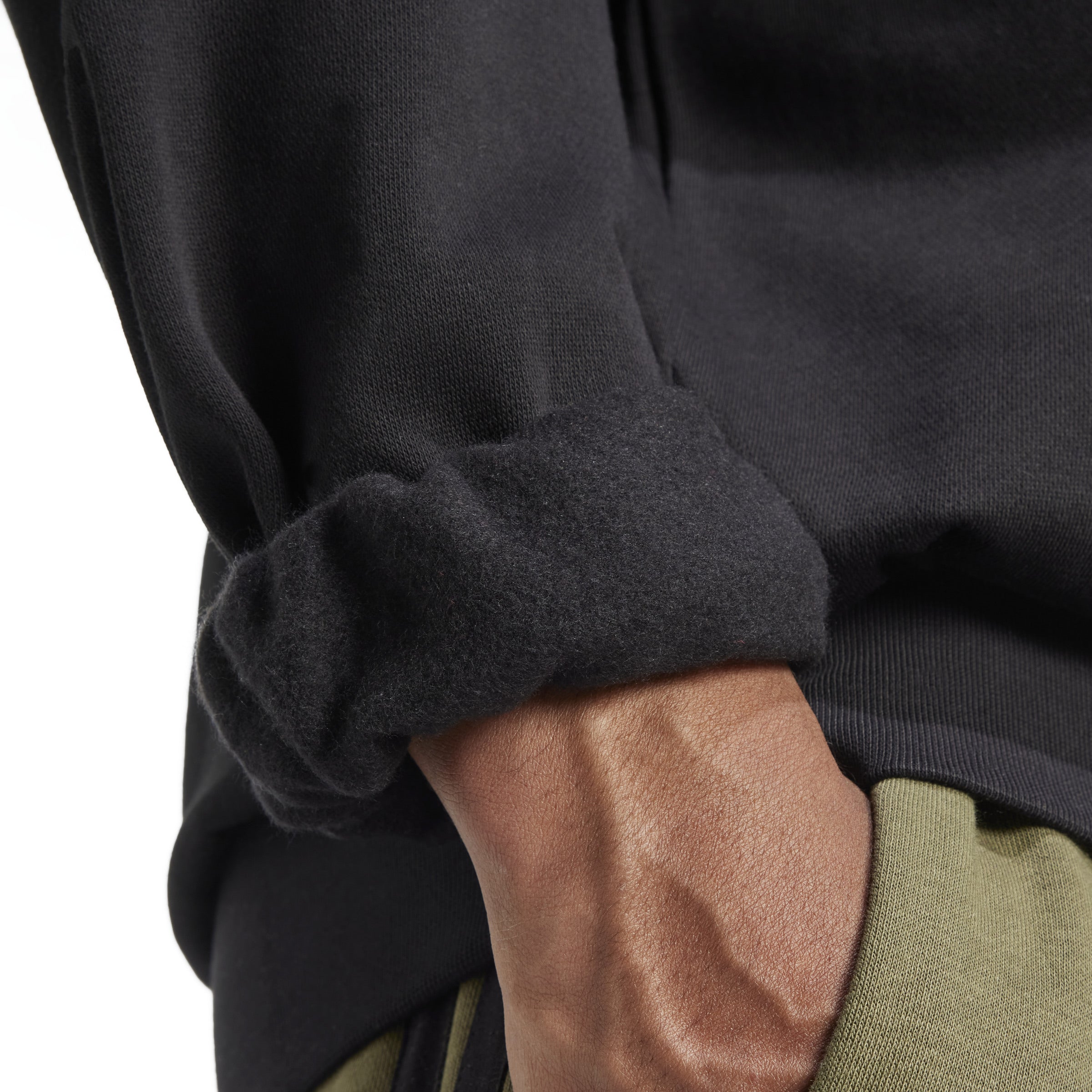 adidas Essentials Feel Cozy Mens Fleece Sweatshirt