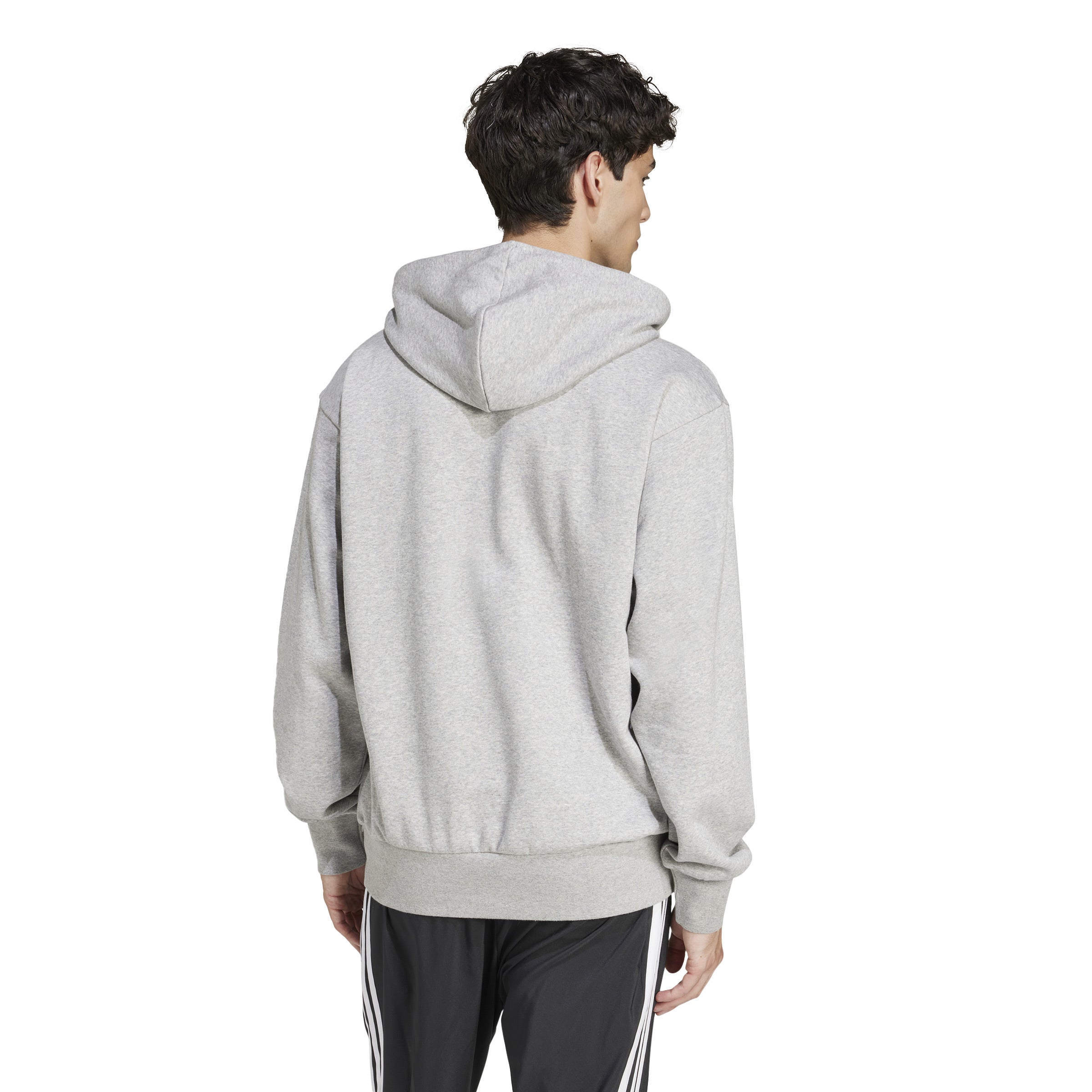 adidas Essentials Feel Cozy Mens Fleece Hoodie