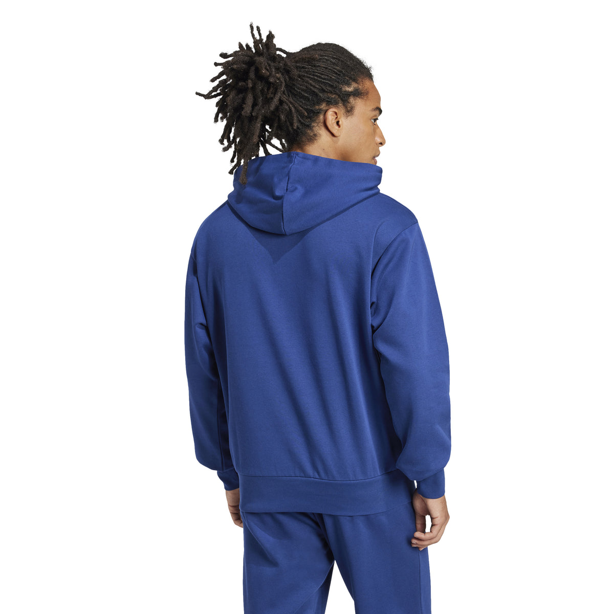 adidas Essentials Feel Cozy Mens Fleece Hoodie