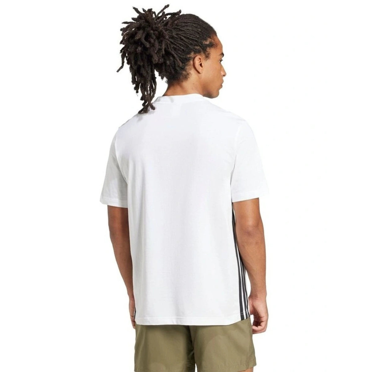 adidas Essentials 3-Stripes Single Jersey Mens Tee