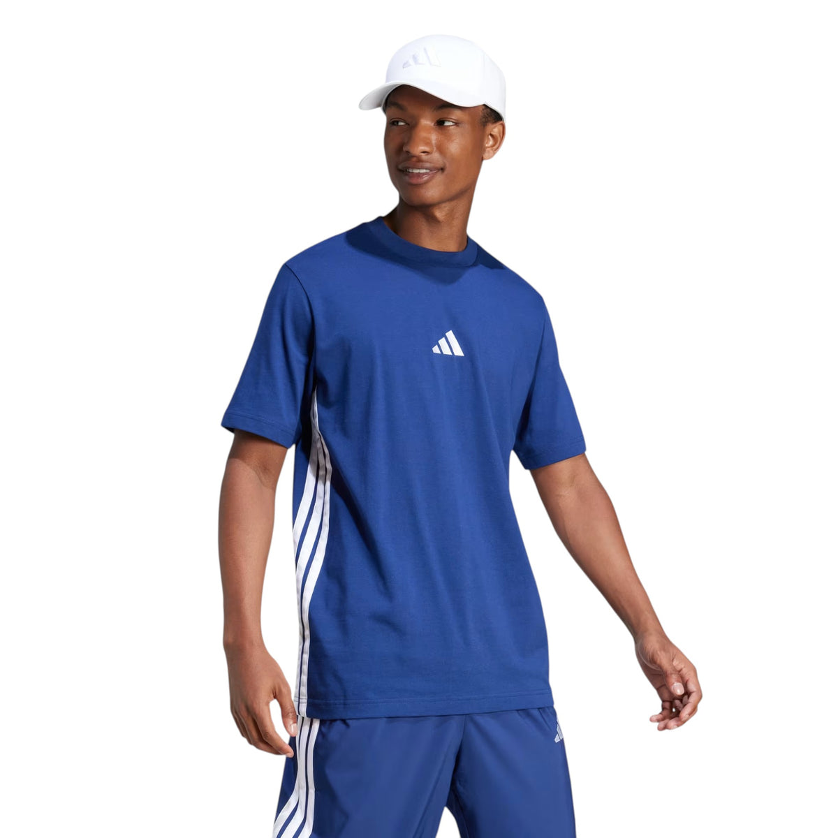 adidas Essentials 3-Stripes Single Jersey Mens Tee