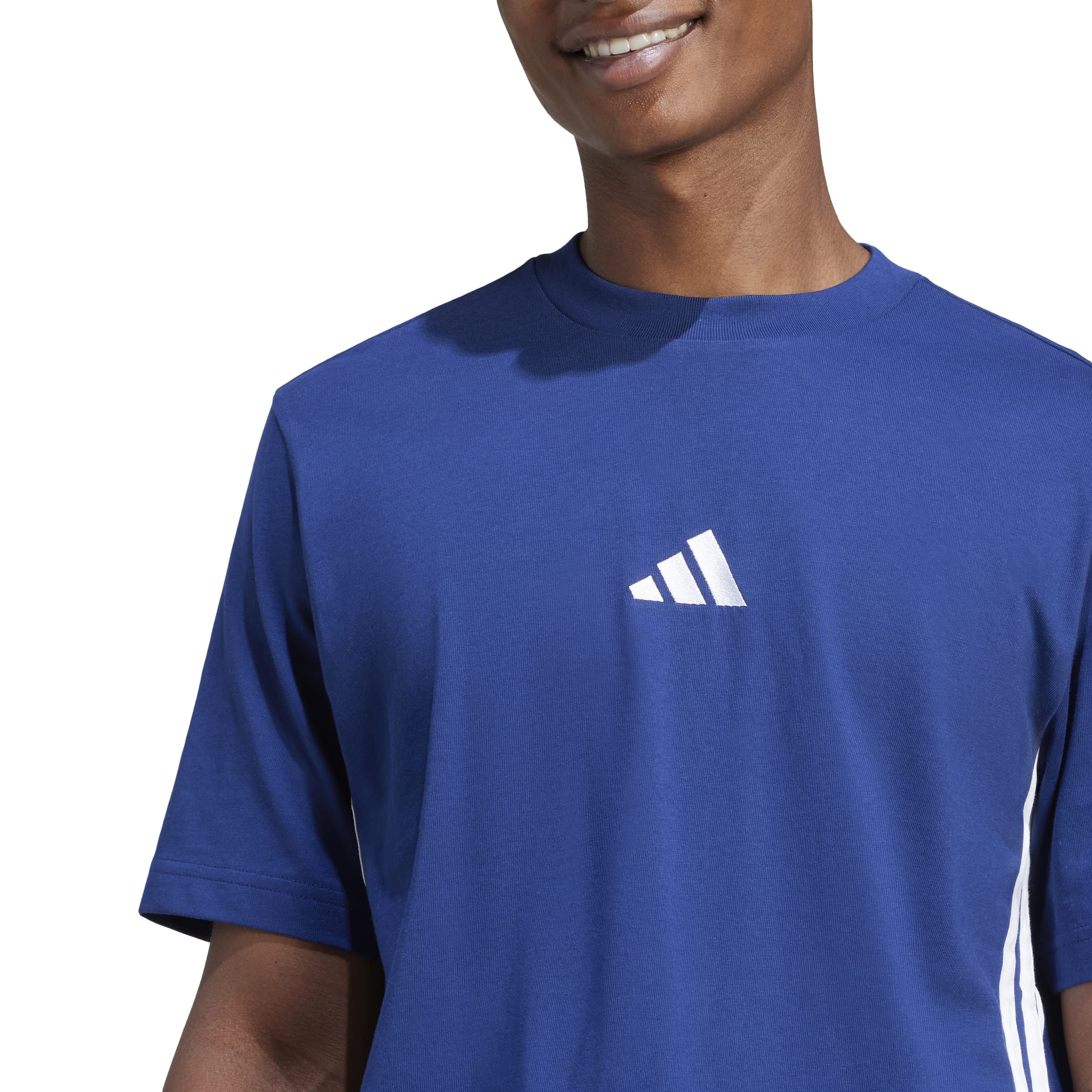 adidas Essentials 3-Stripes Mens Single Jersey Tee