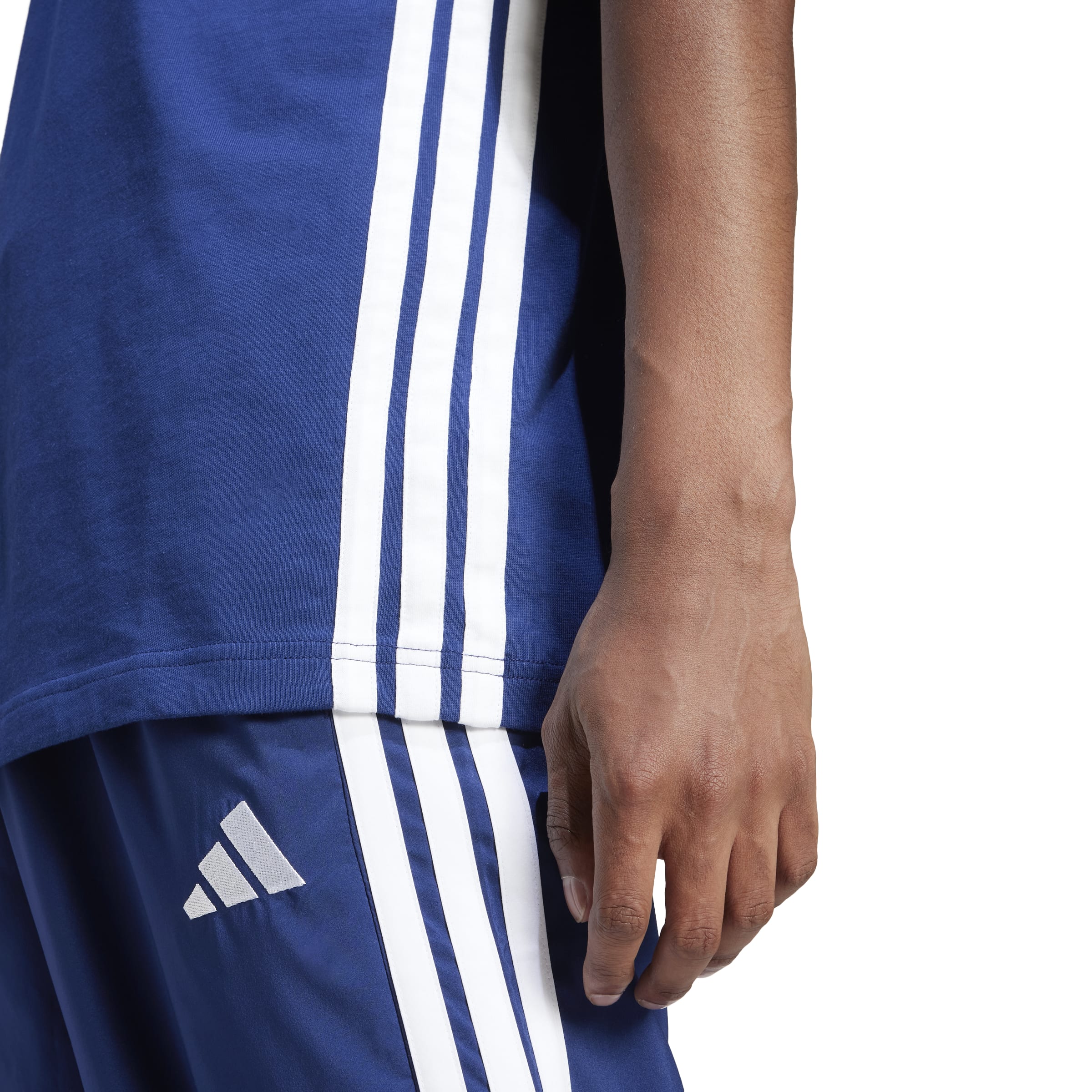 adidas Essentials 3-Stripes Mens Single Jersey Tee