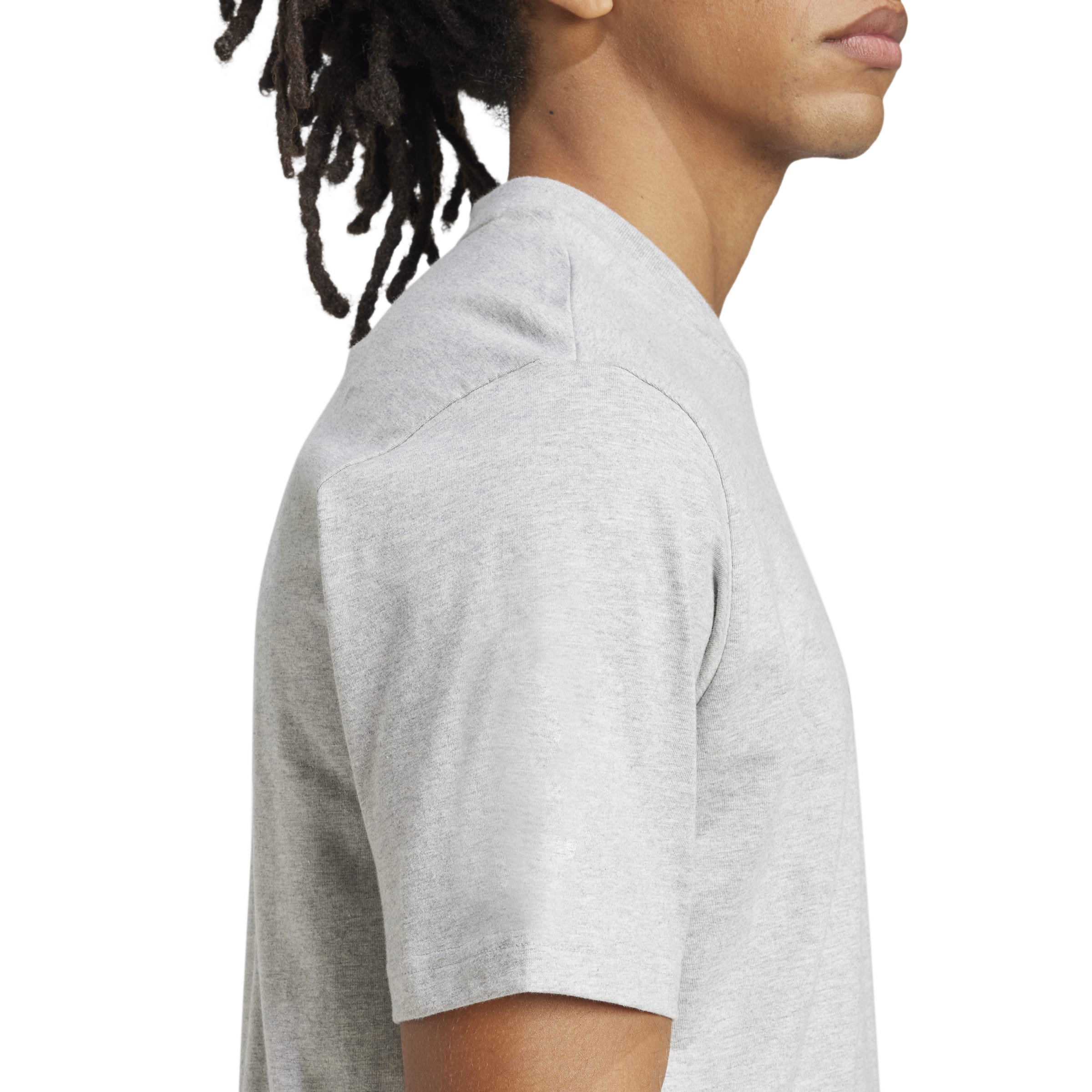 adidas Essentials Linear Embroidered Logo Mens Tee