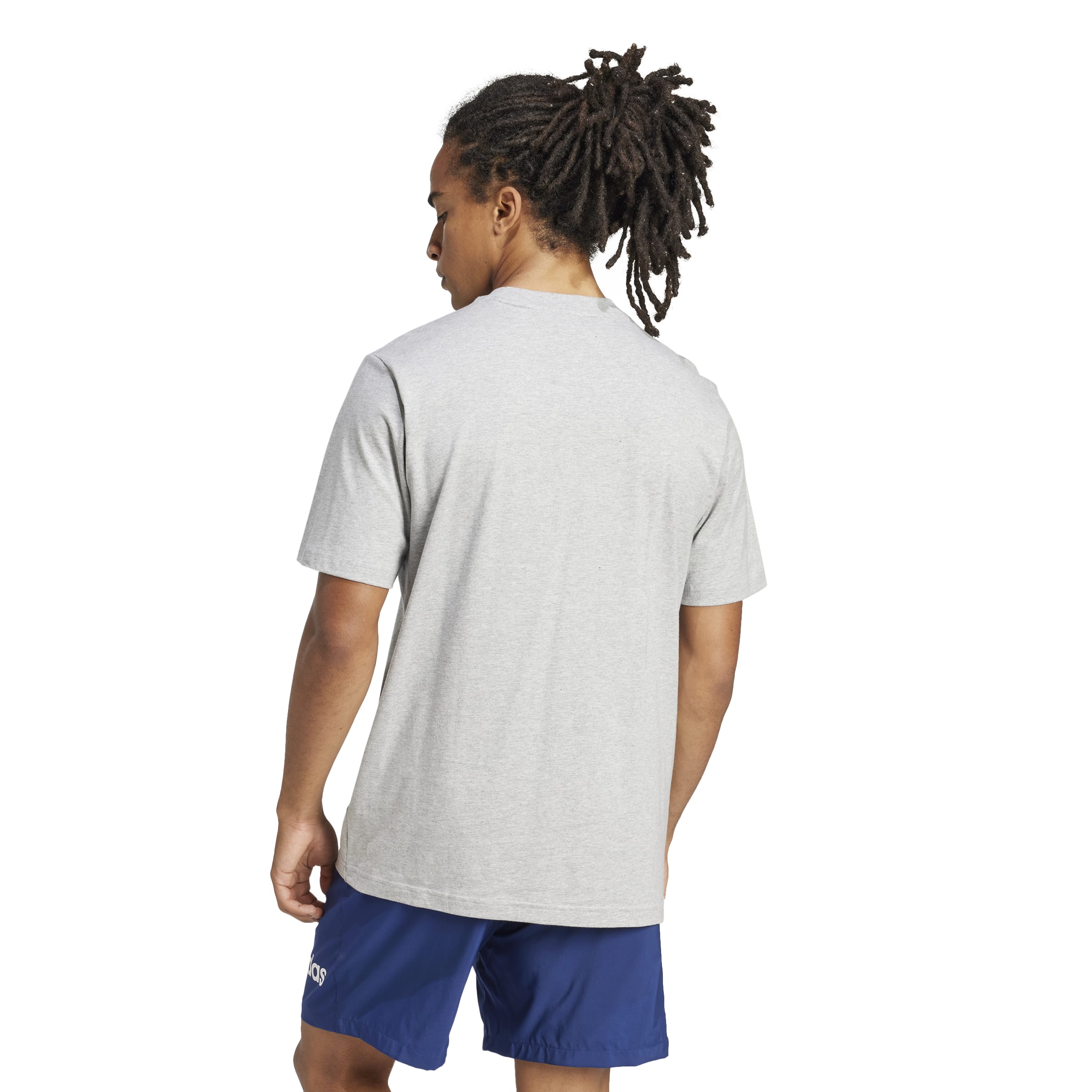 adidas Essentials Linear Embroidered Logo Mens Tee