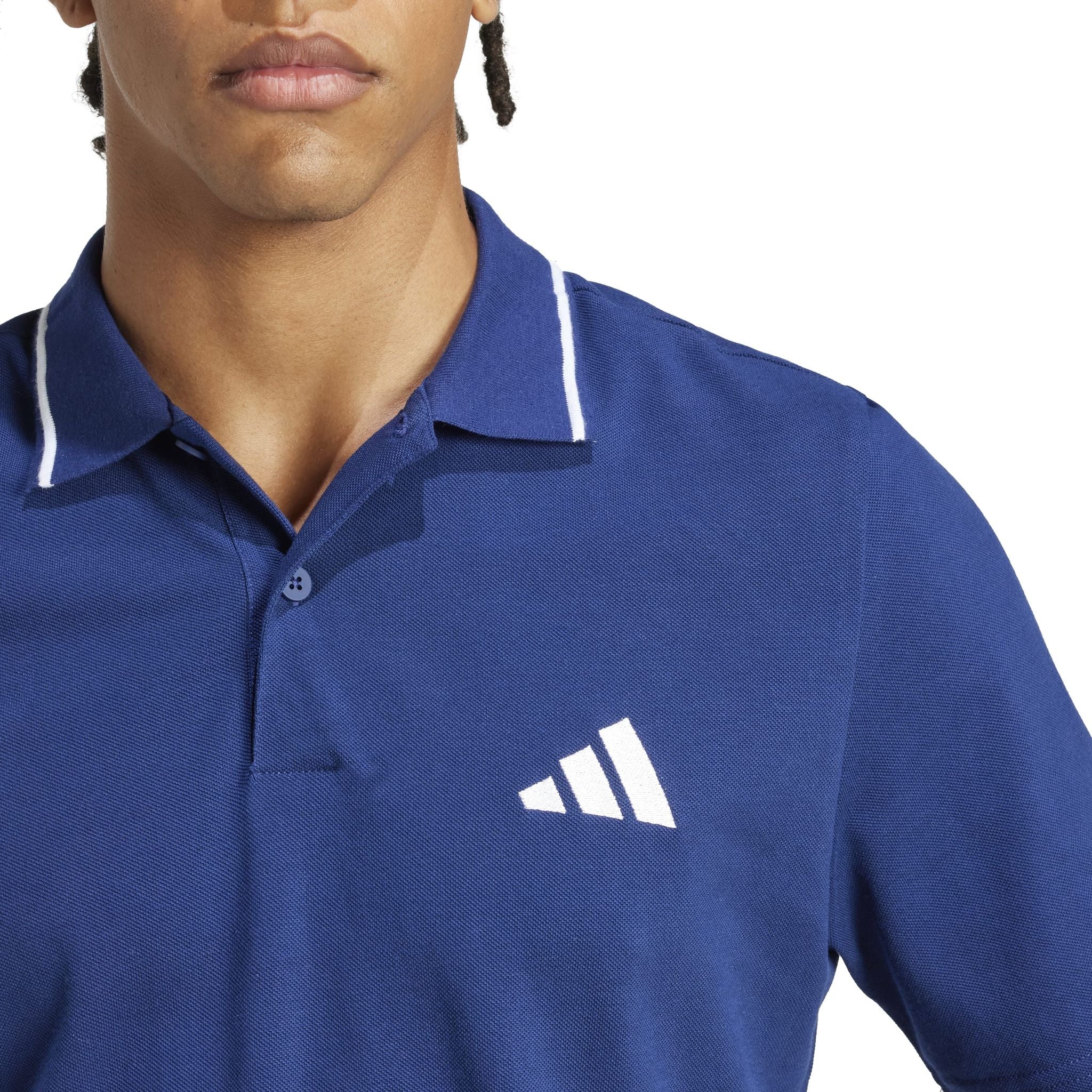 adidas Small Logo Pique Mens Polo Shirt