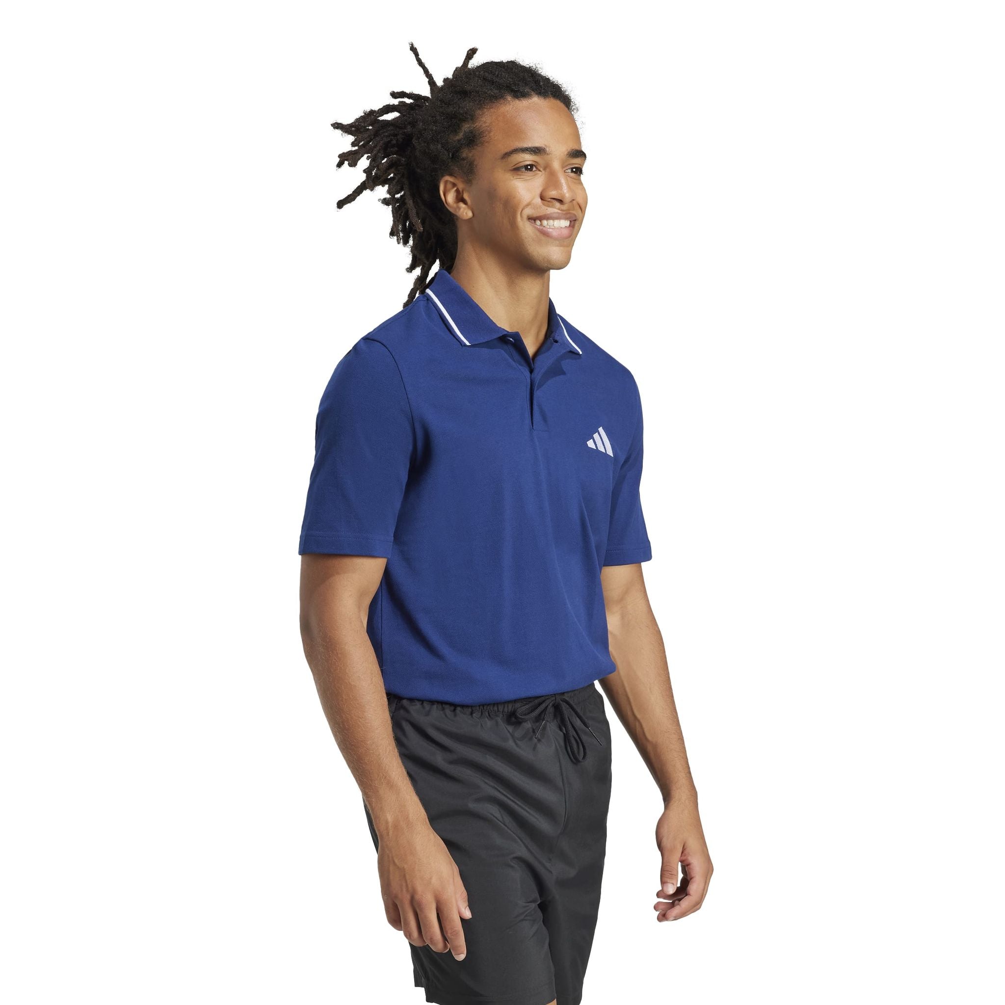 adidas Small Logo Pique Mens Polo Shirt