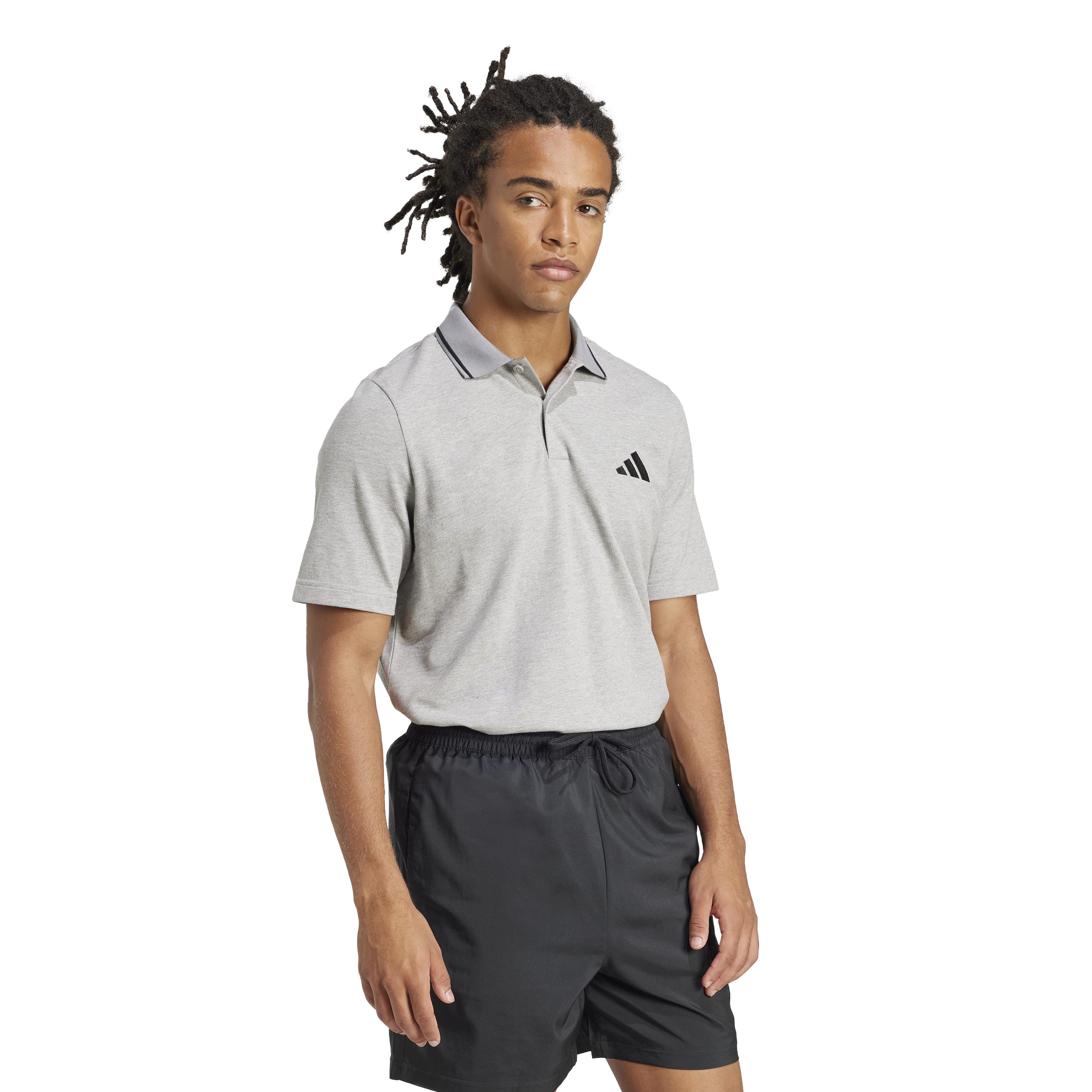 adidas Small Logo Piqué Mens Polo Shirt