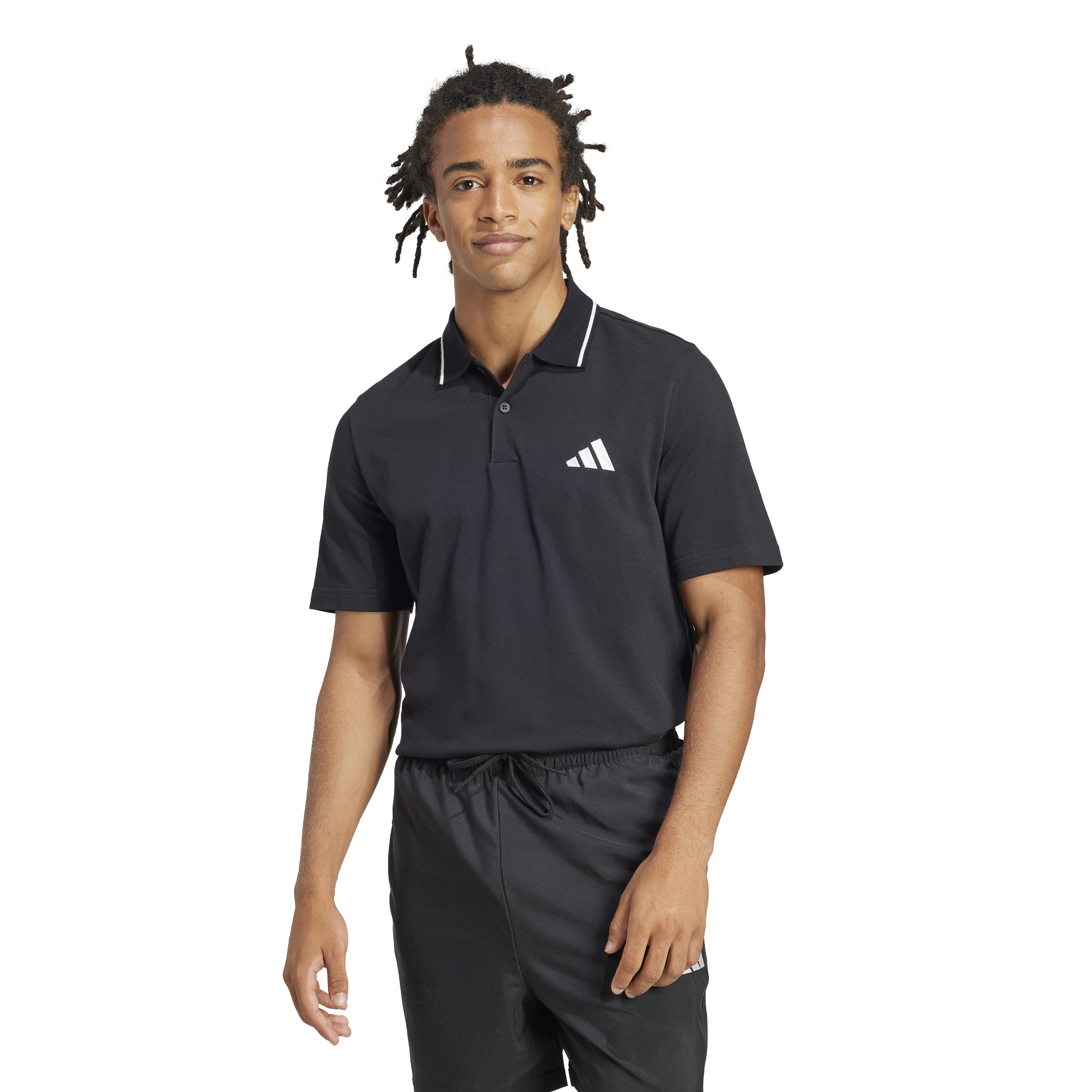 adidas Small Logo Piqué Mens Polo Shirt