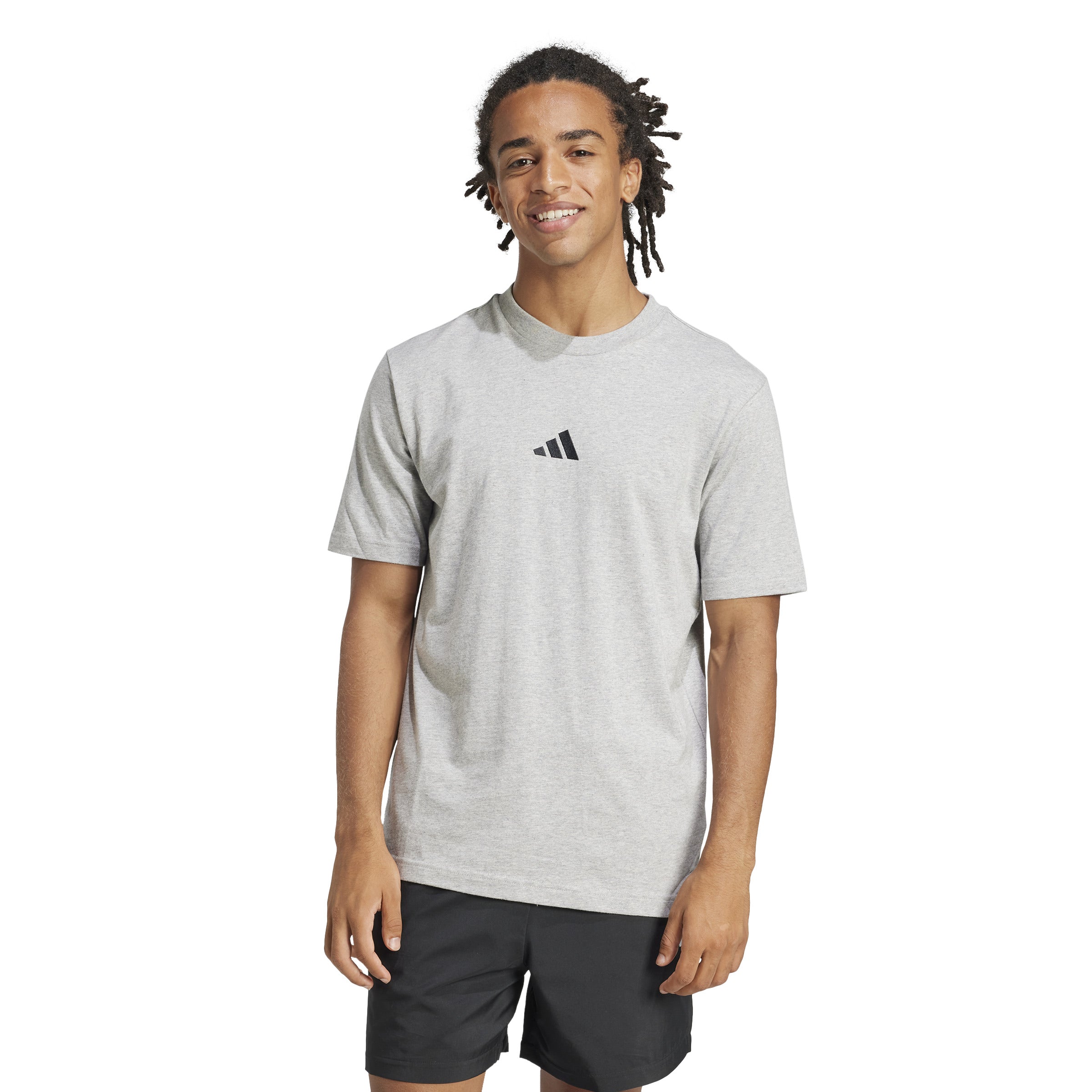 adidas Essentials Small Logo Single Jersey Mens Tee