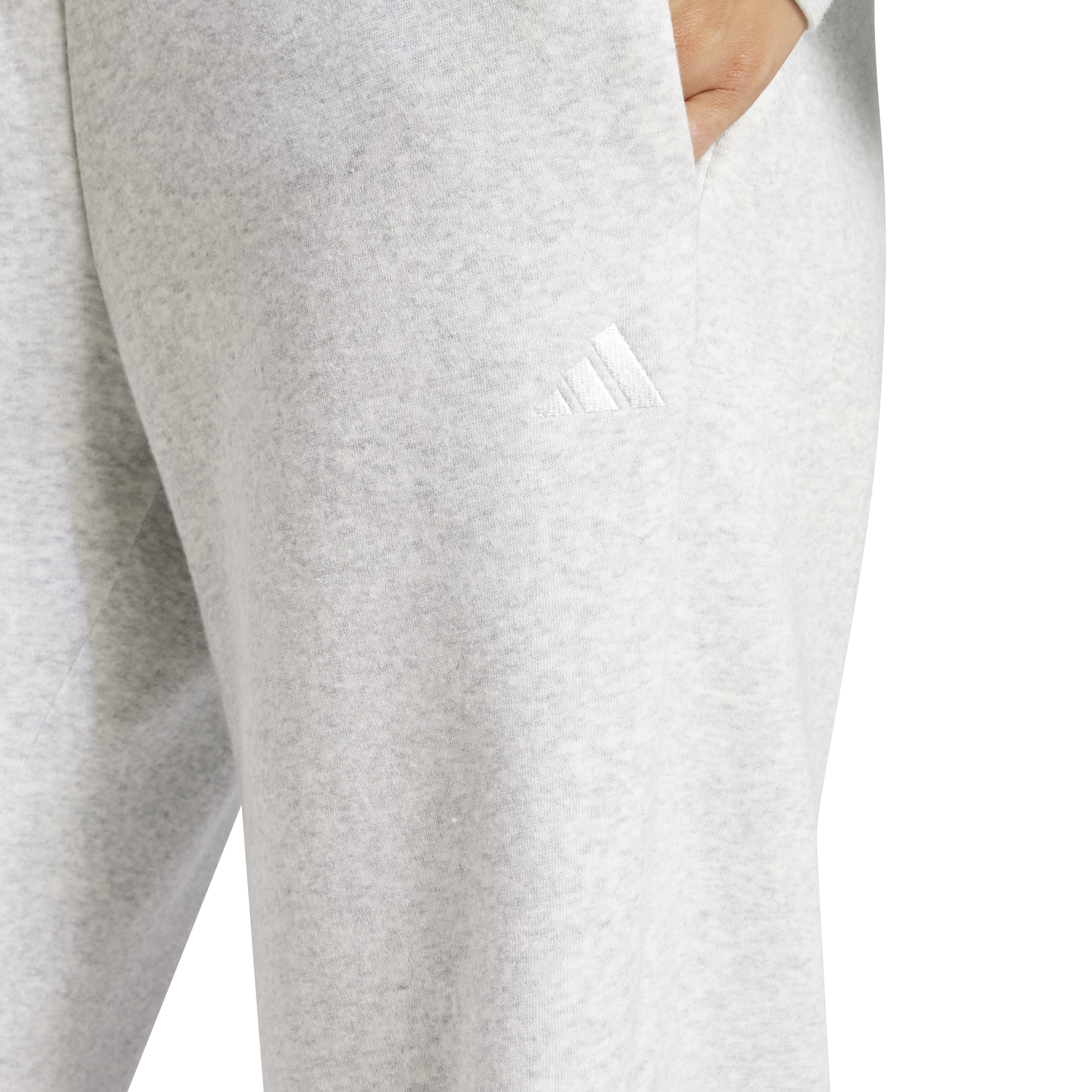 adidas Essentials Small Logo Feel Cozy Open-Hem Womens Joggers