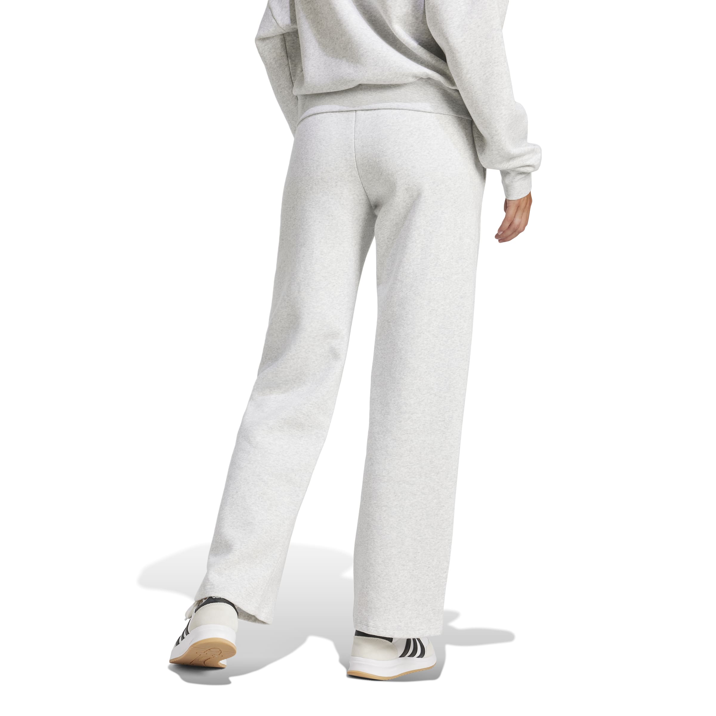 adidas Essentials Small Logo Feel Cozy Open-Hem Womens Joggers